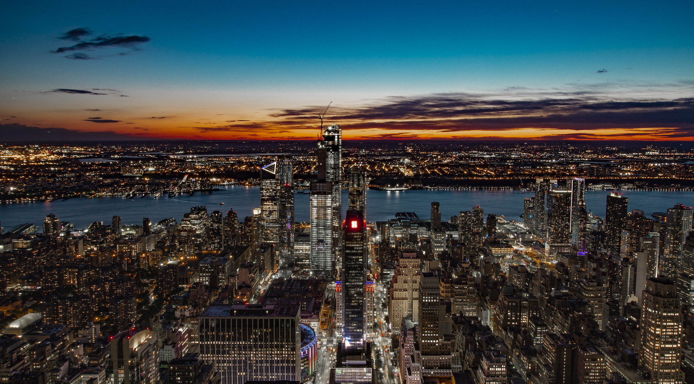 Sunset View from Empire State Building