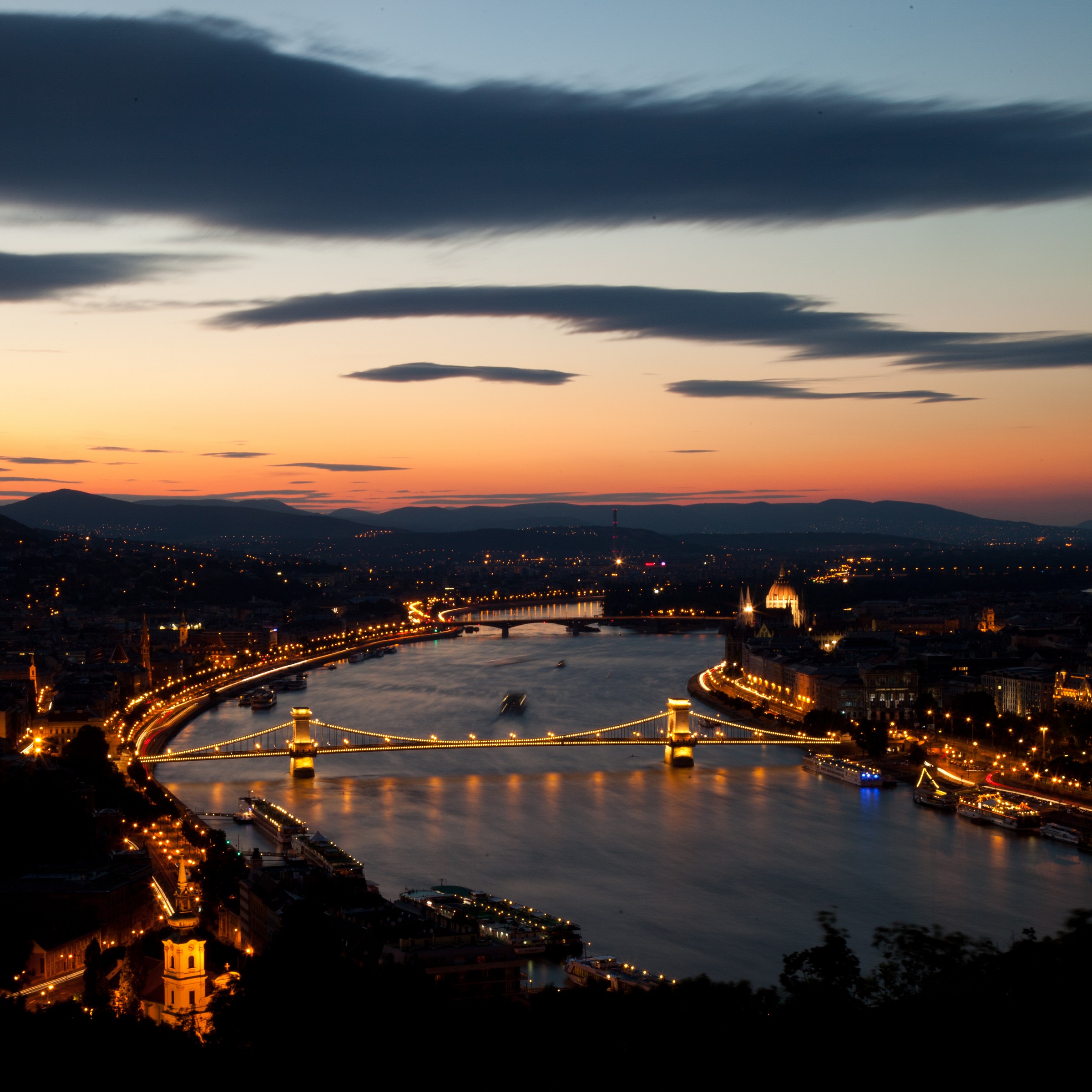 Budapest by night