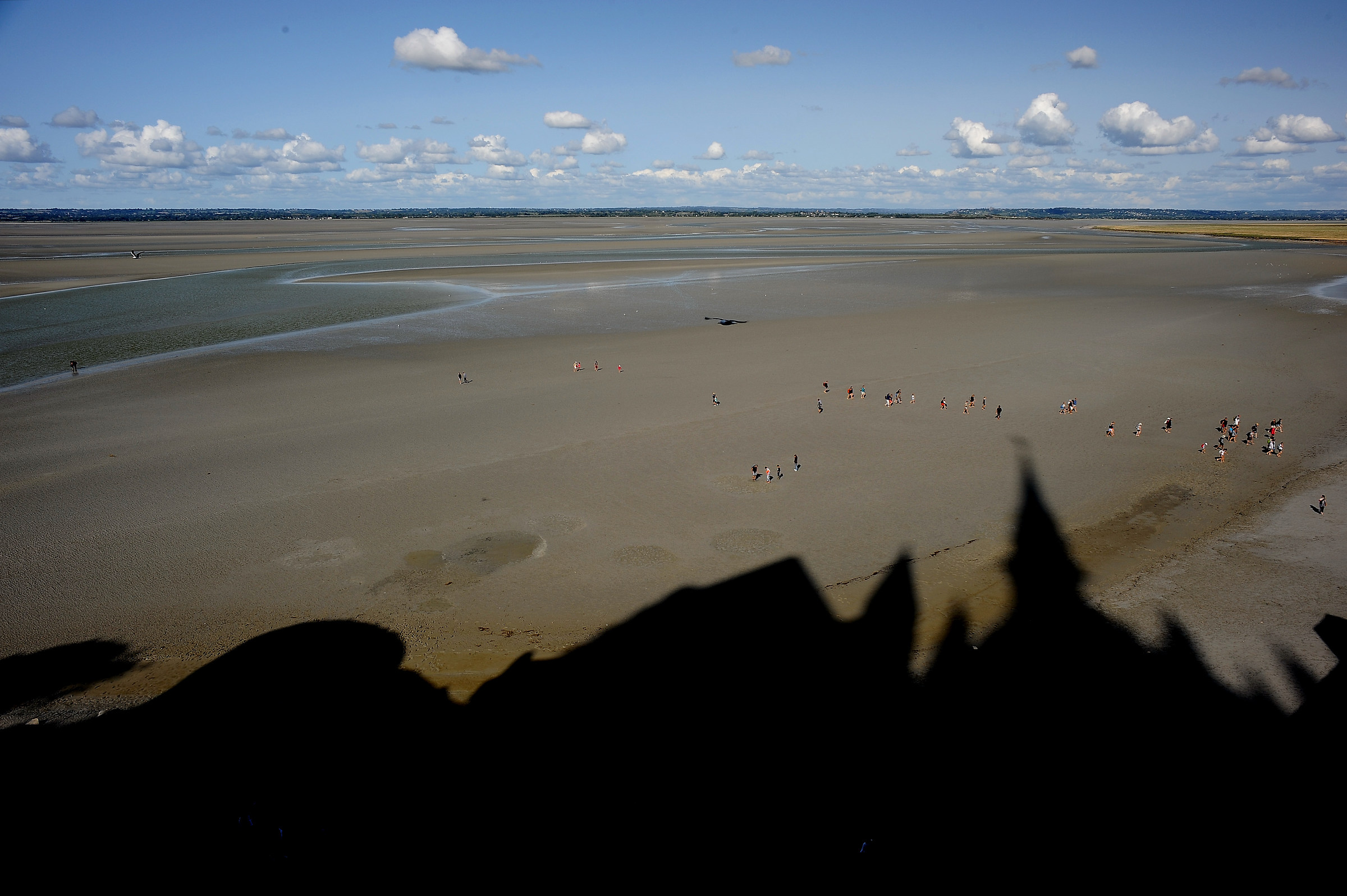 Reflection of Mont Saint-Michel