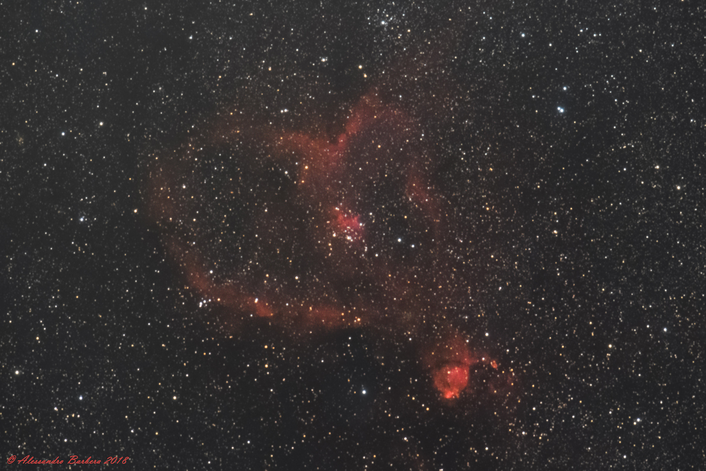 IC 1805 Nebula Heart