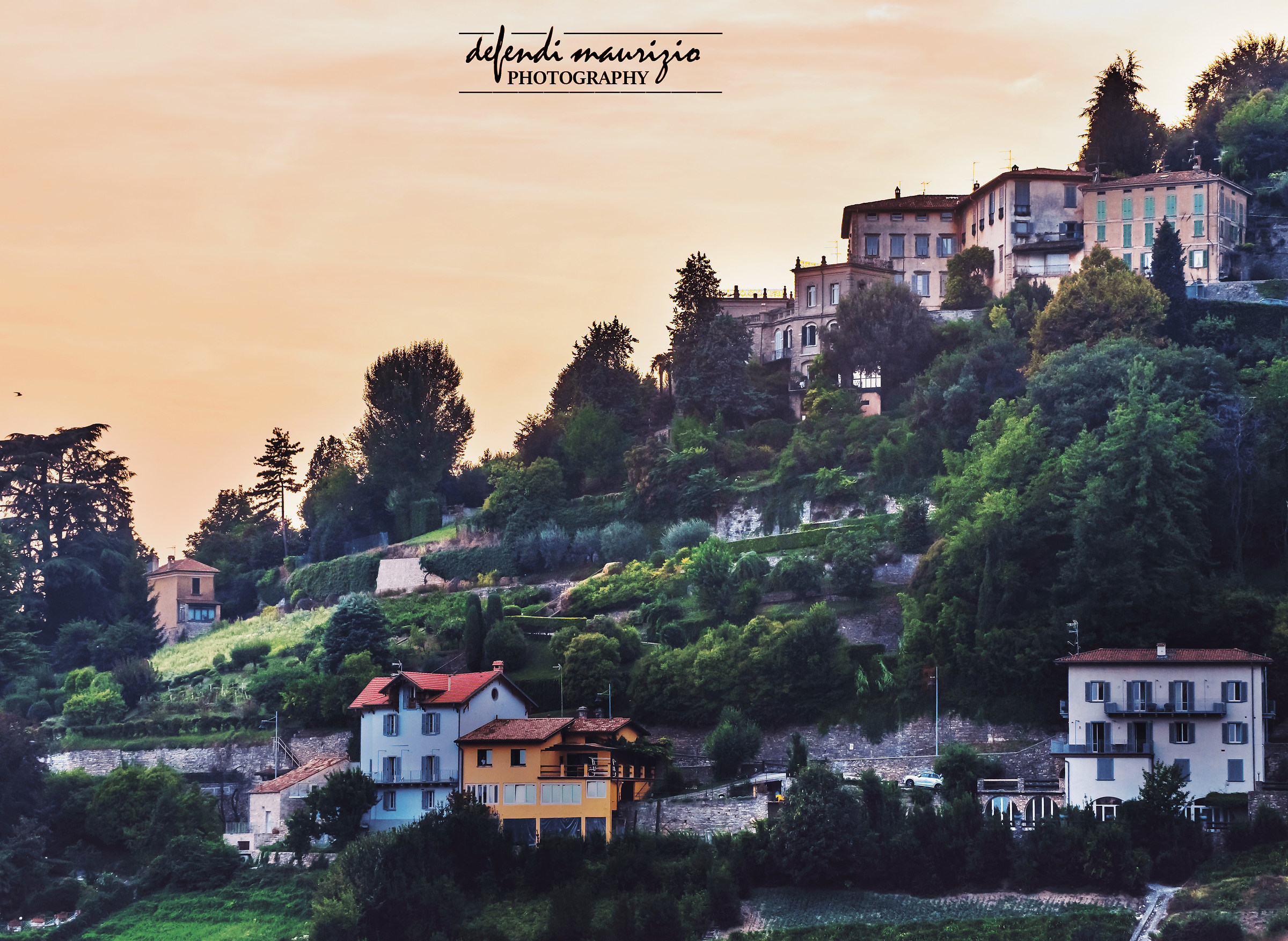 scendendo da citta' alta