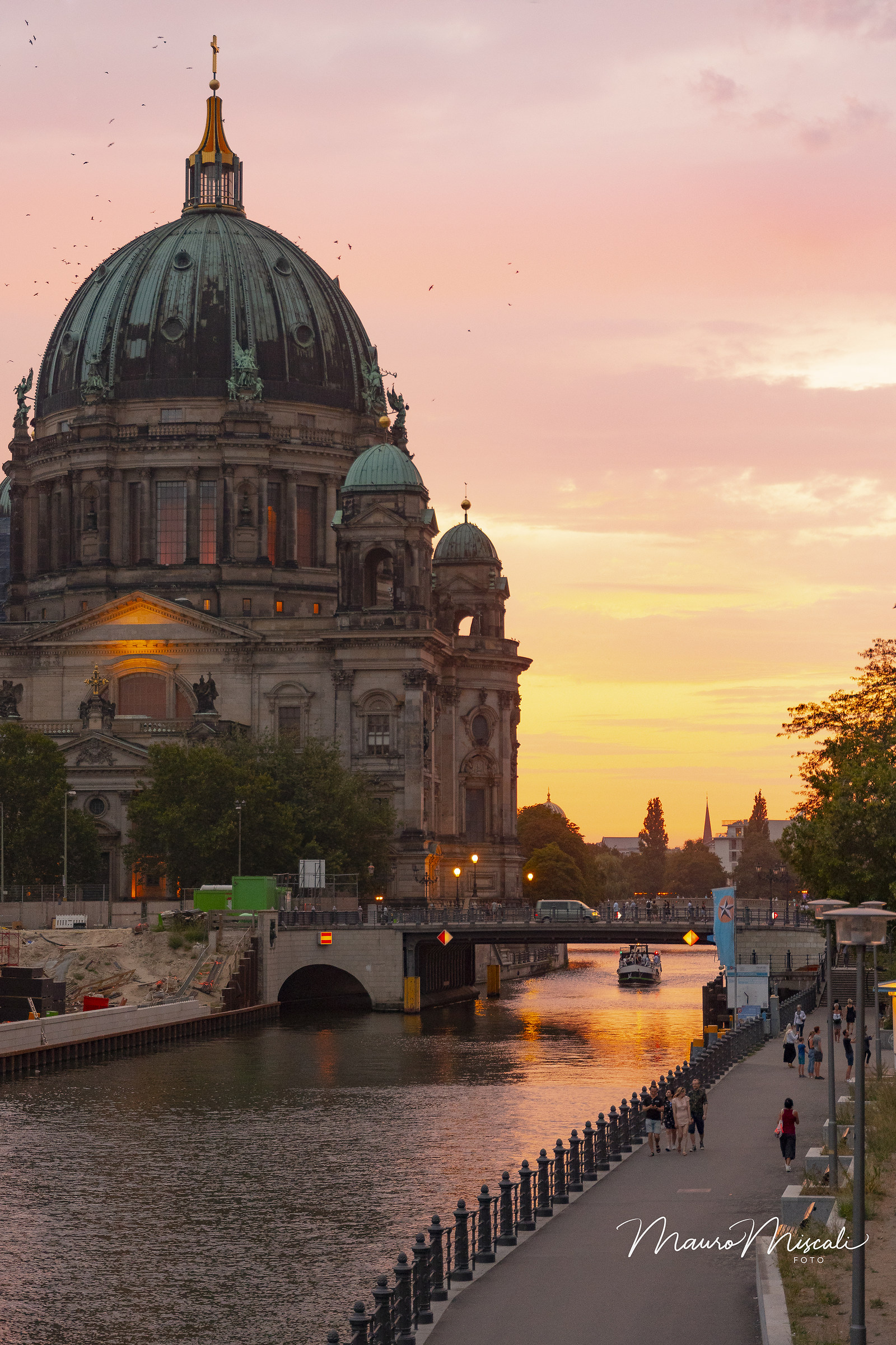 Dom e Sprea al tramonto