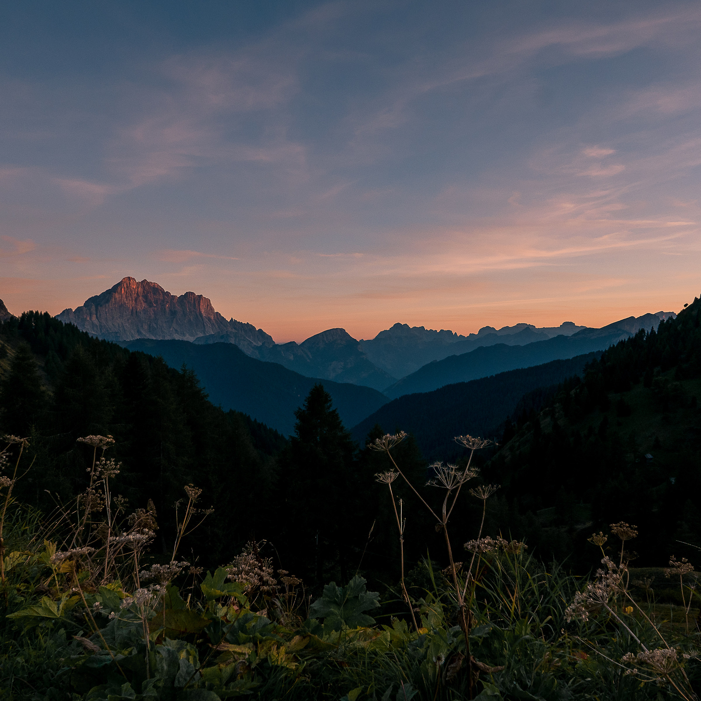 Panorama dal passo Giau