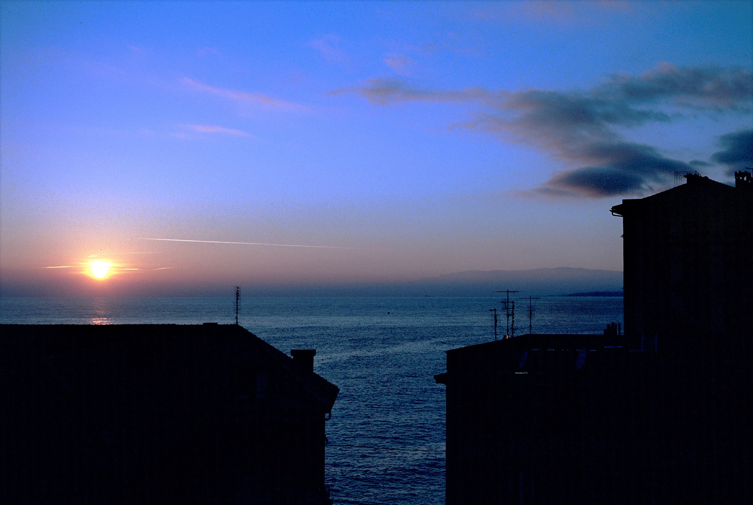 Camogli at sunset