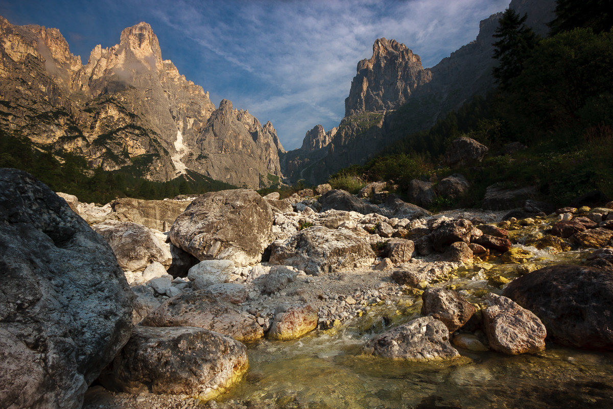 Le pietre della Val Canali ...