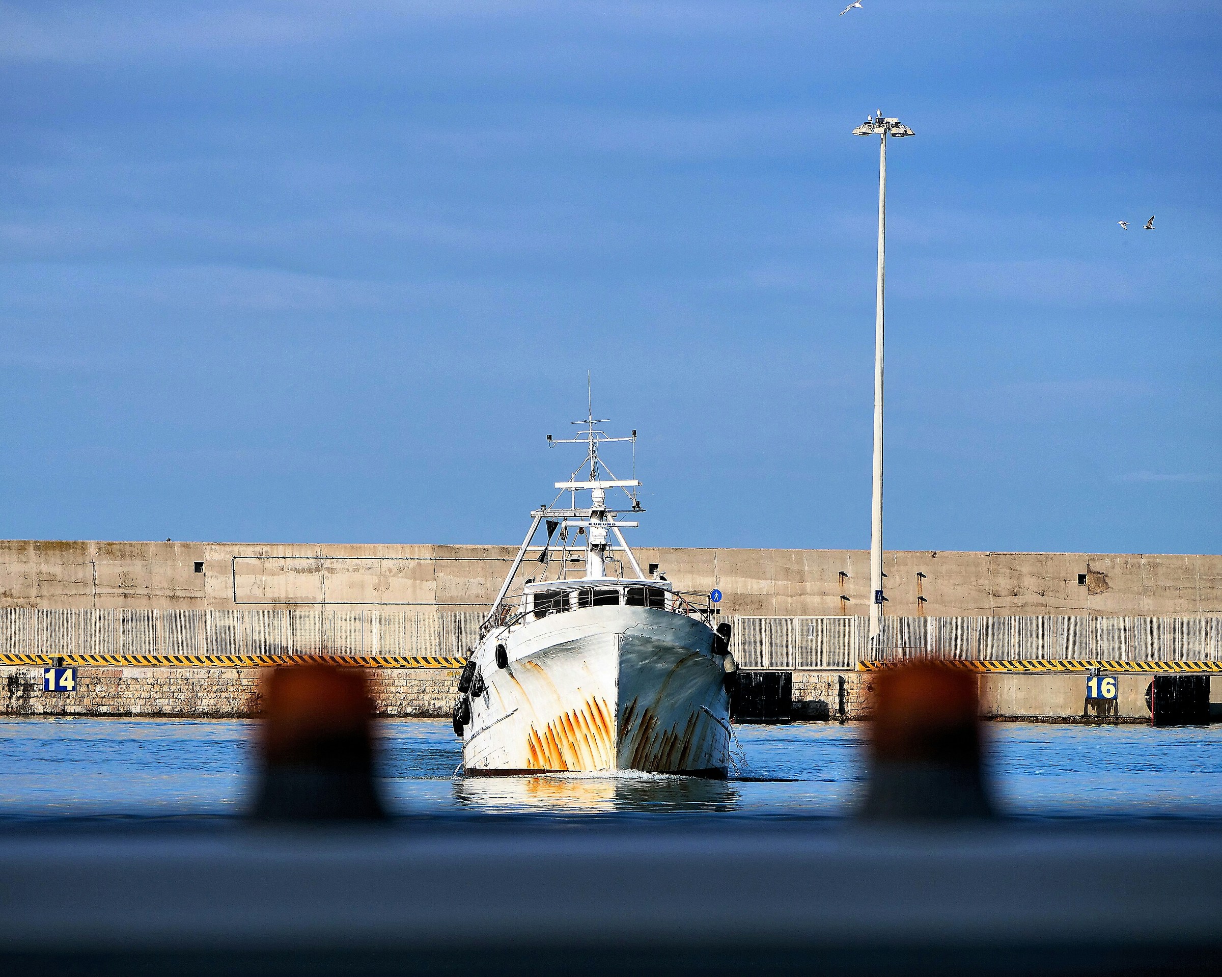 Incoming fishing boat