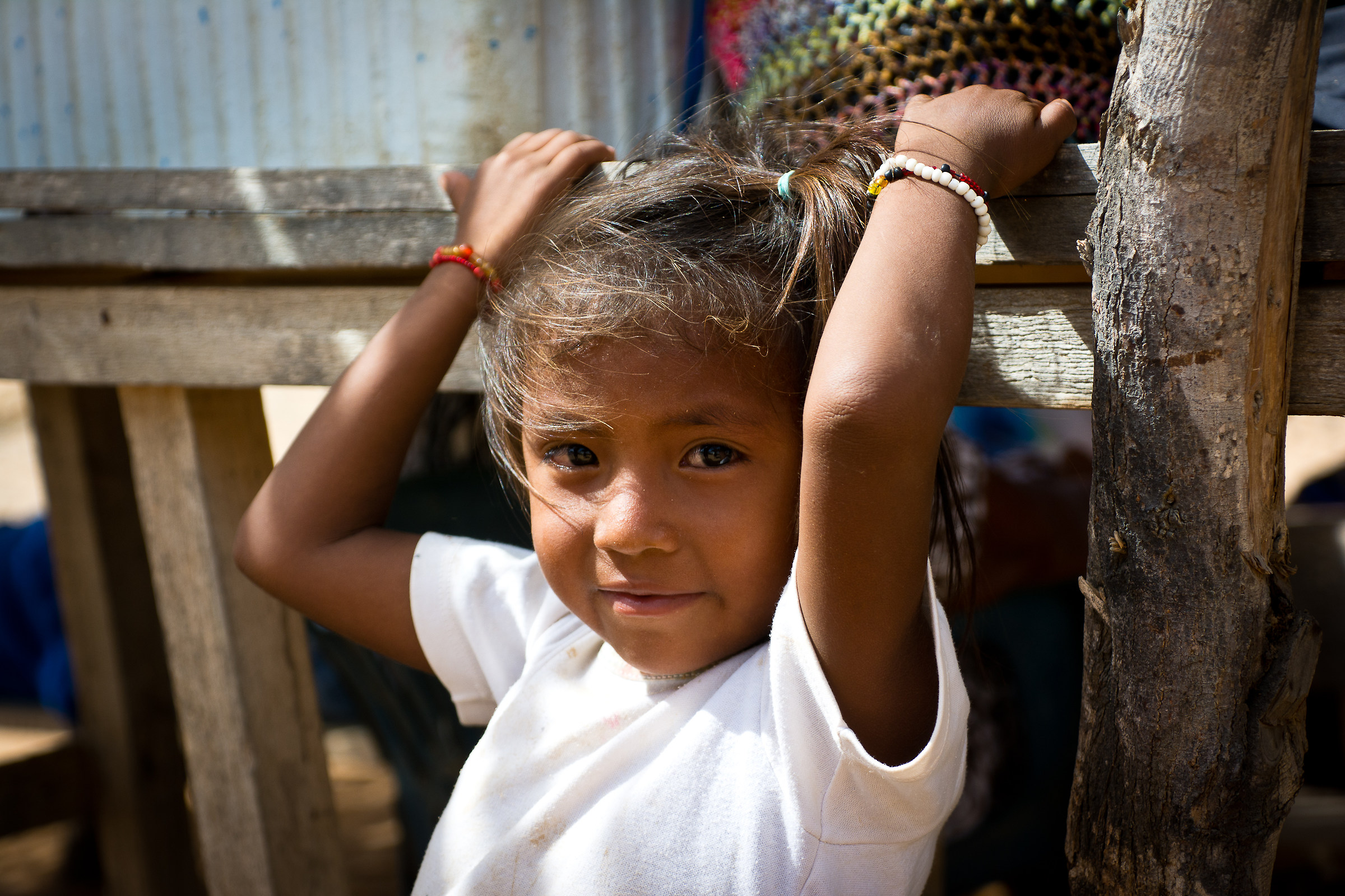 Beautiful and shy smile