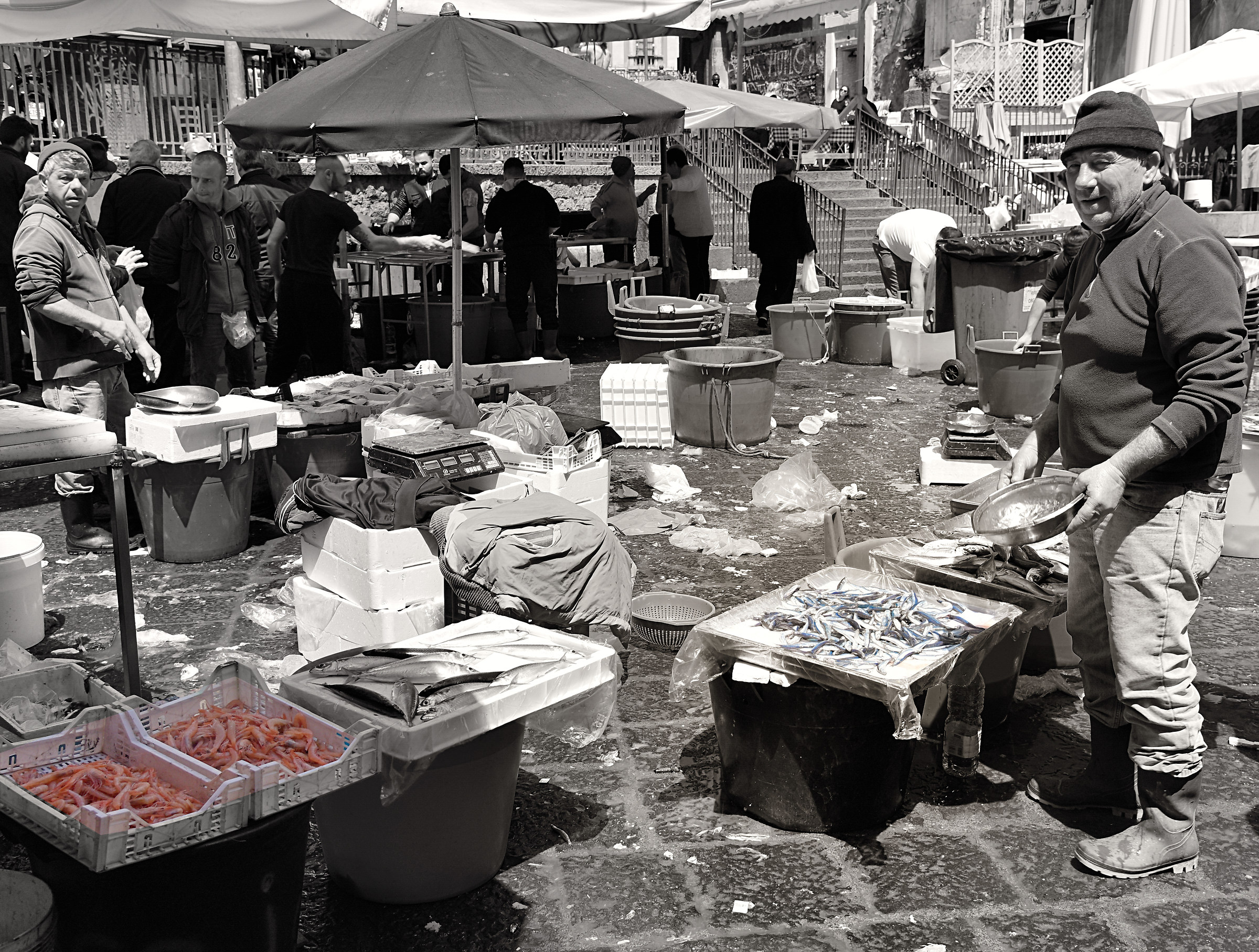 At the market in Catania