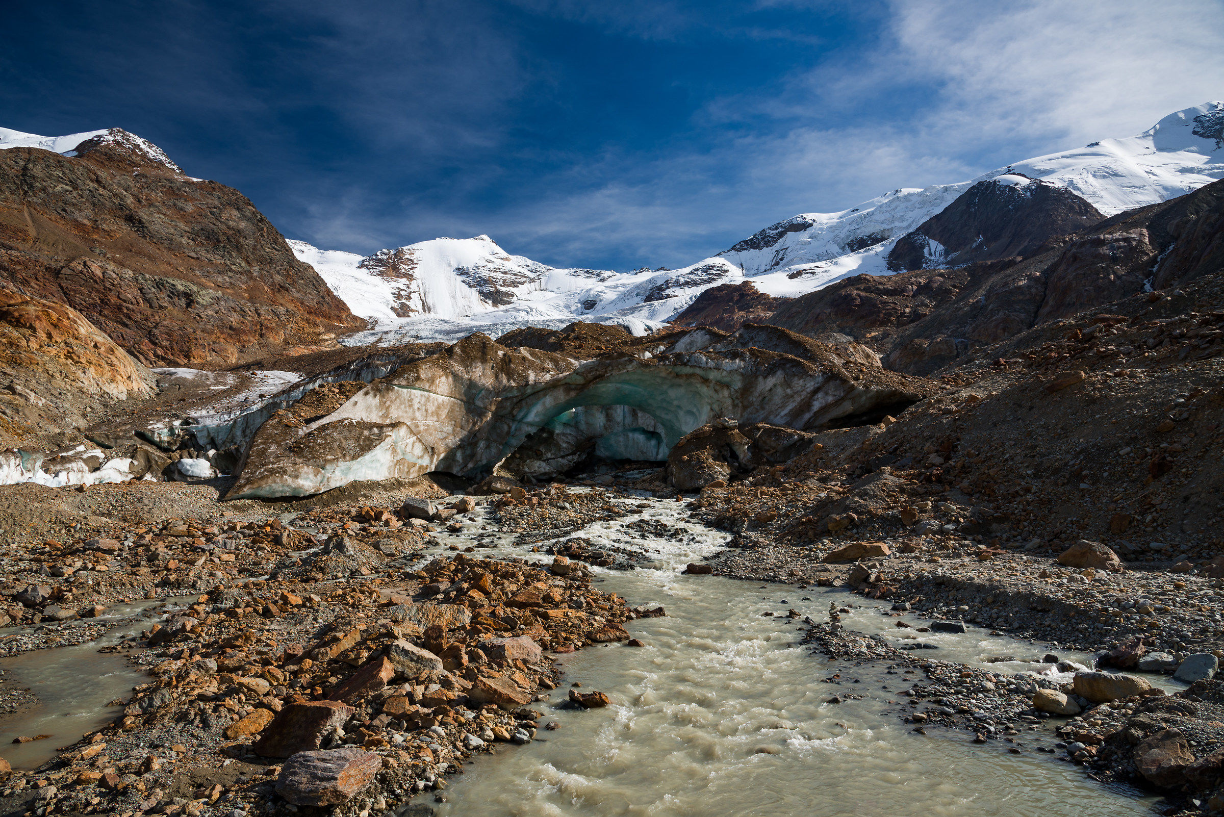 The mouth of the Furnace Glacier