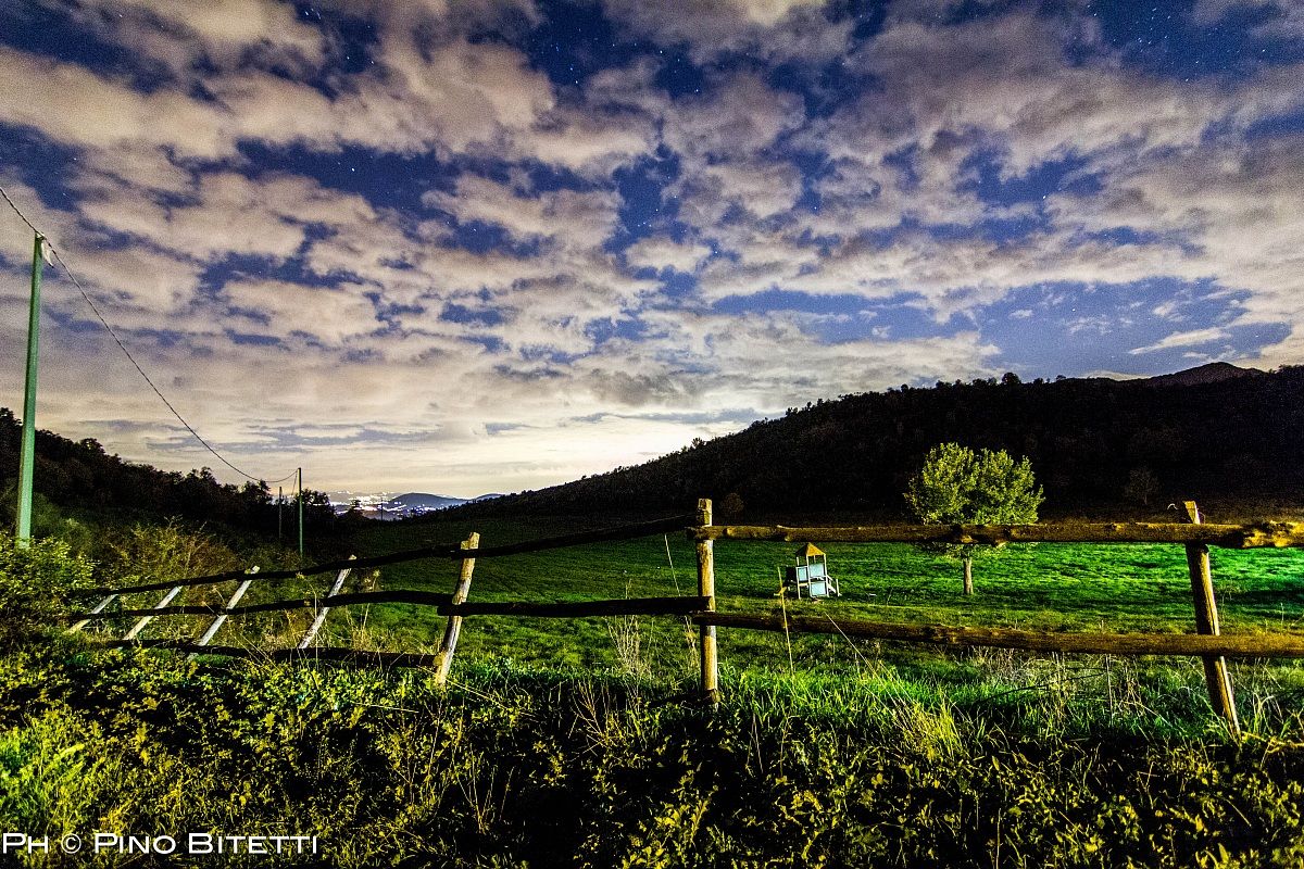 Night Landscape between Lazio and Abruzzo