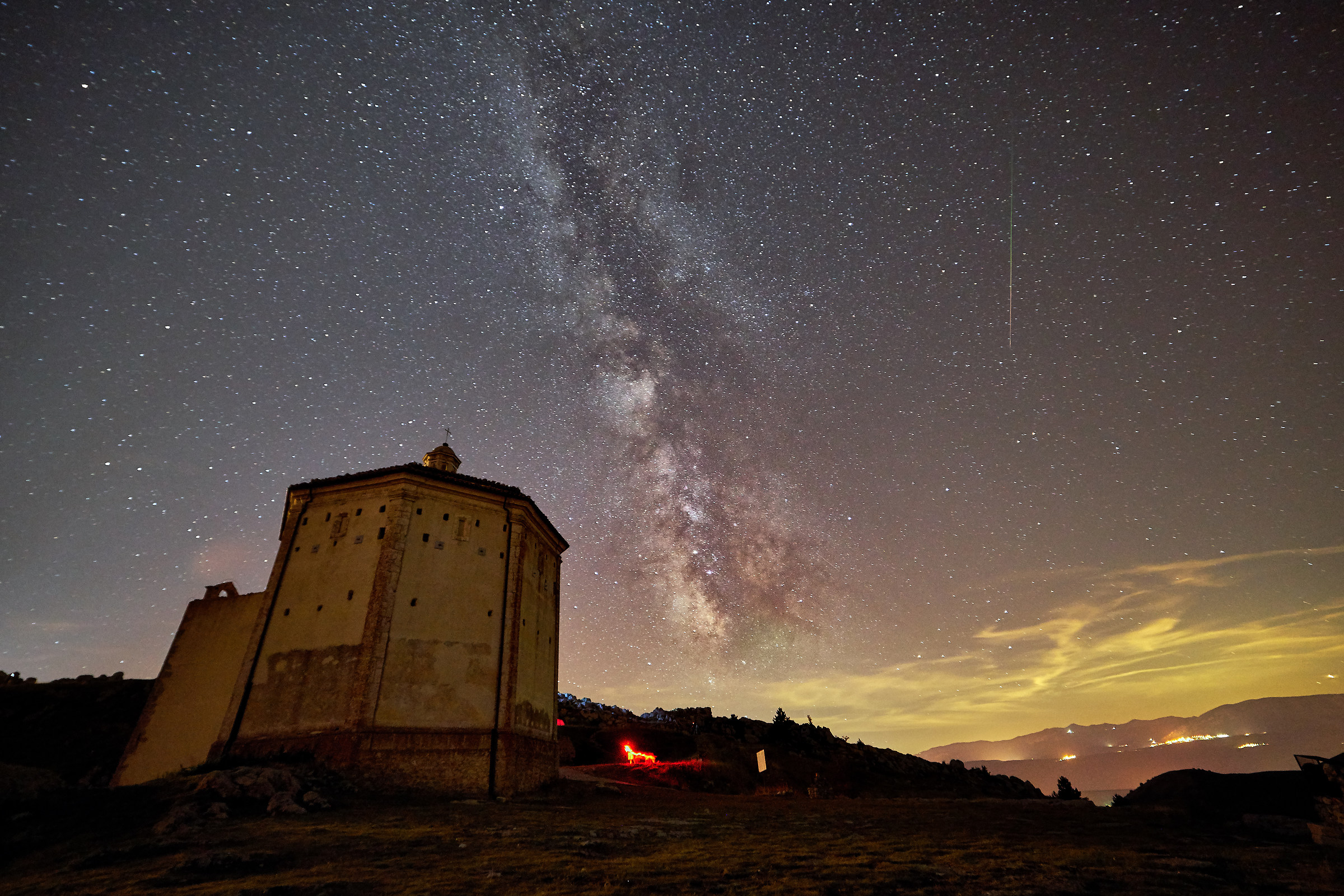 Milky Way to Santa Maria della Pieta