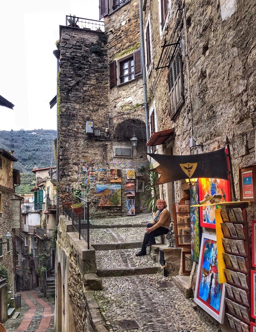 The painter of Dolceacqua
