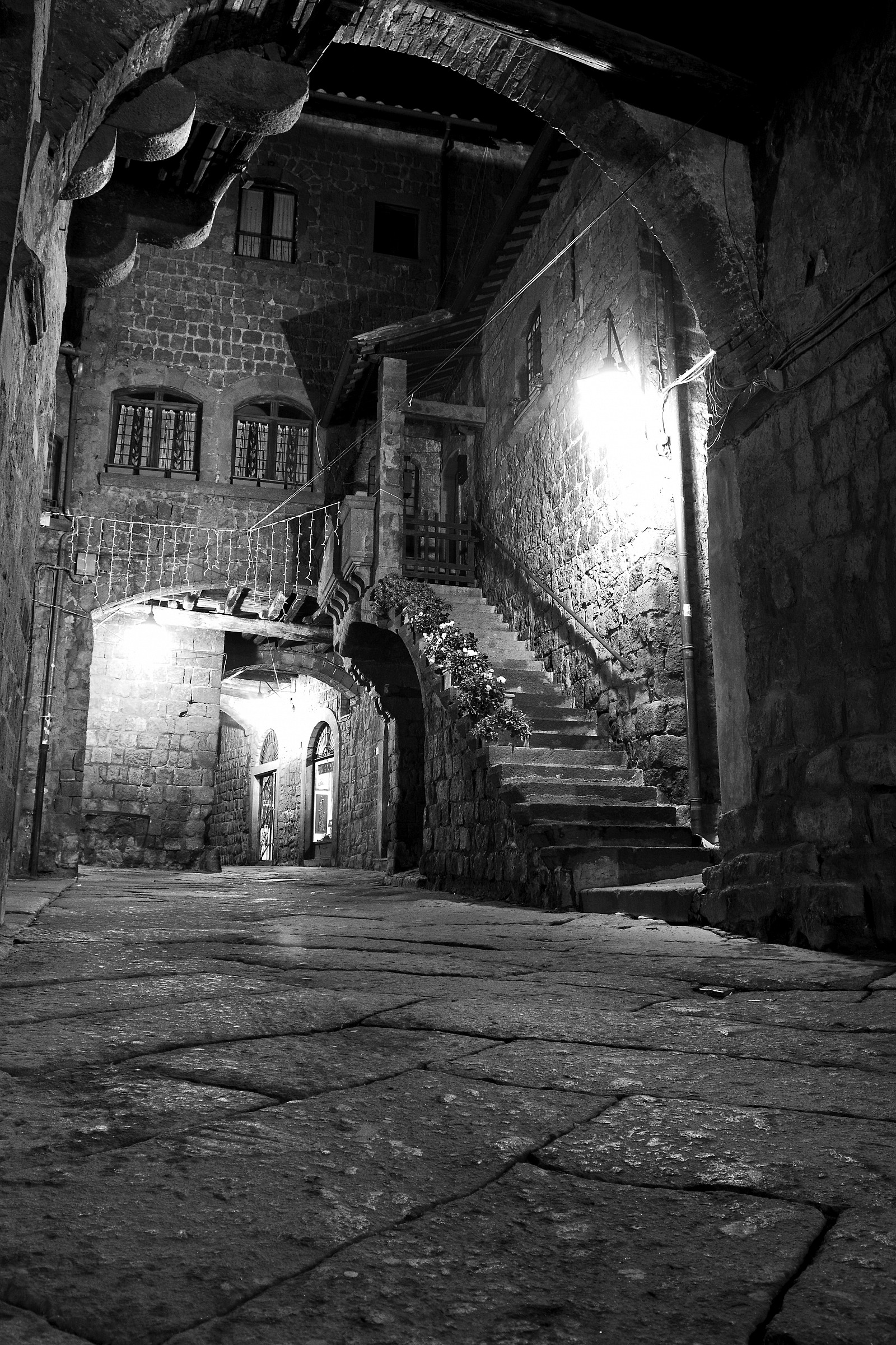 Viterbo district medieval S. Pilgrim