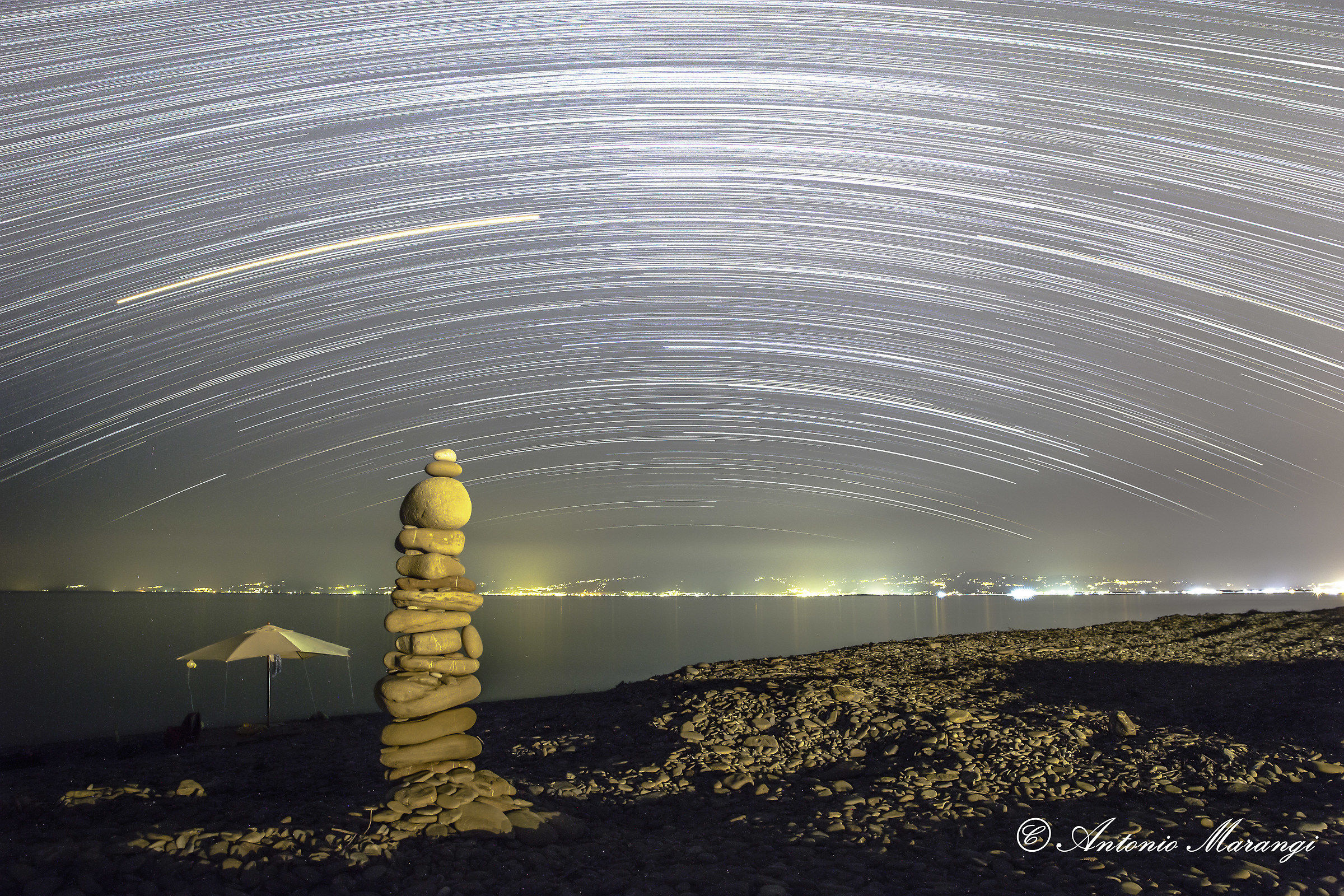Startrail in Trebisacce