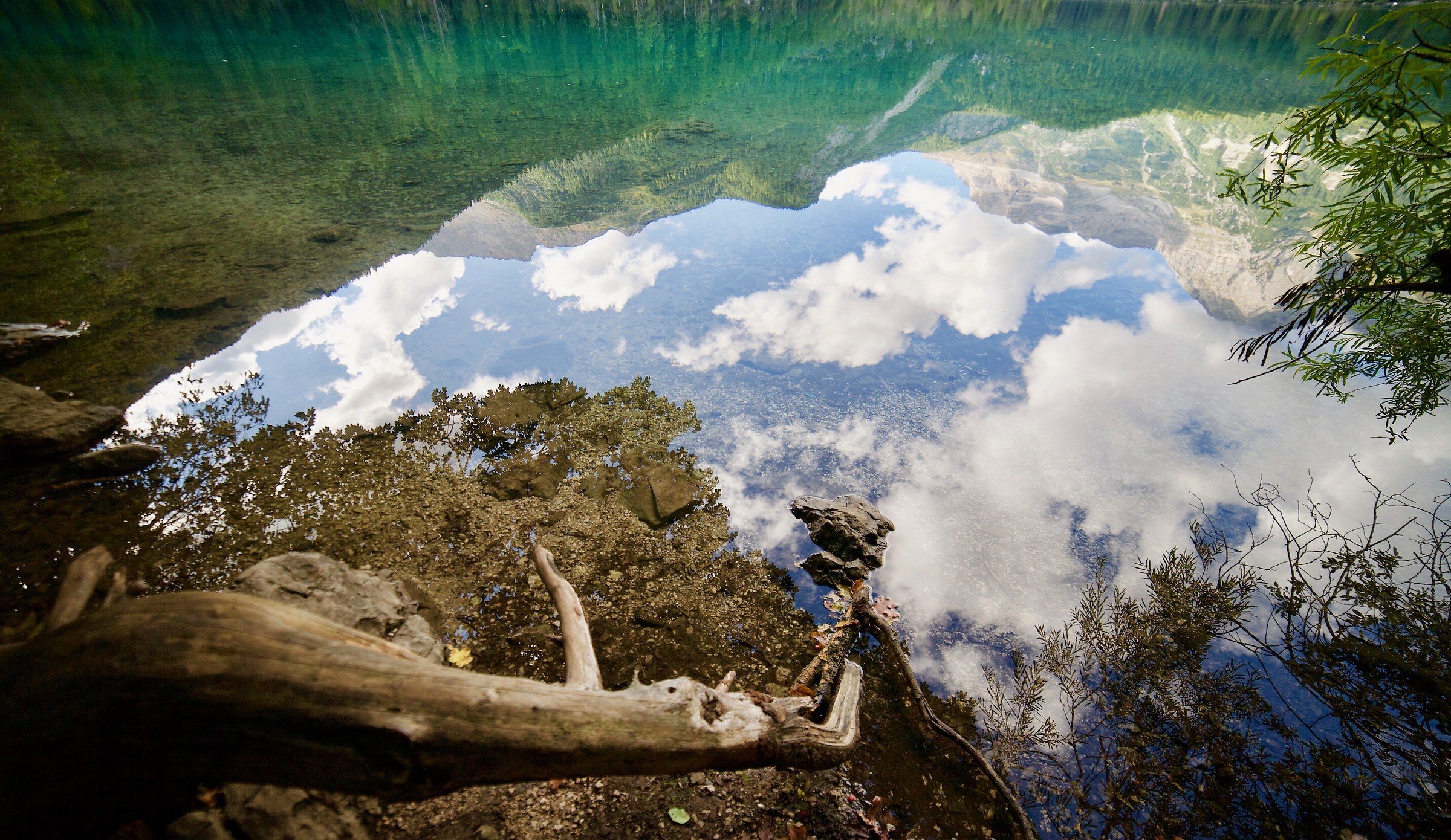 Glimpse of Lake Tovel