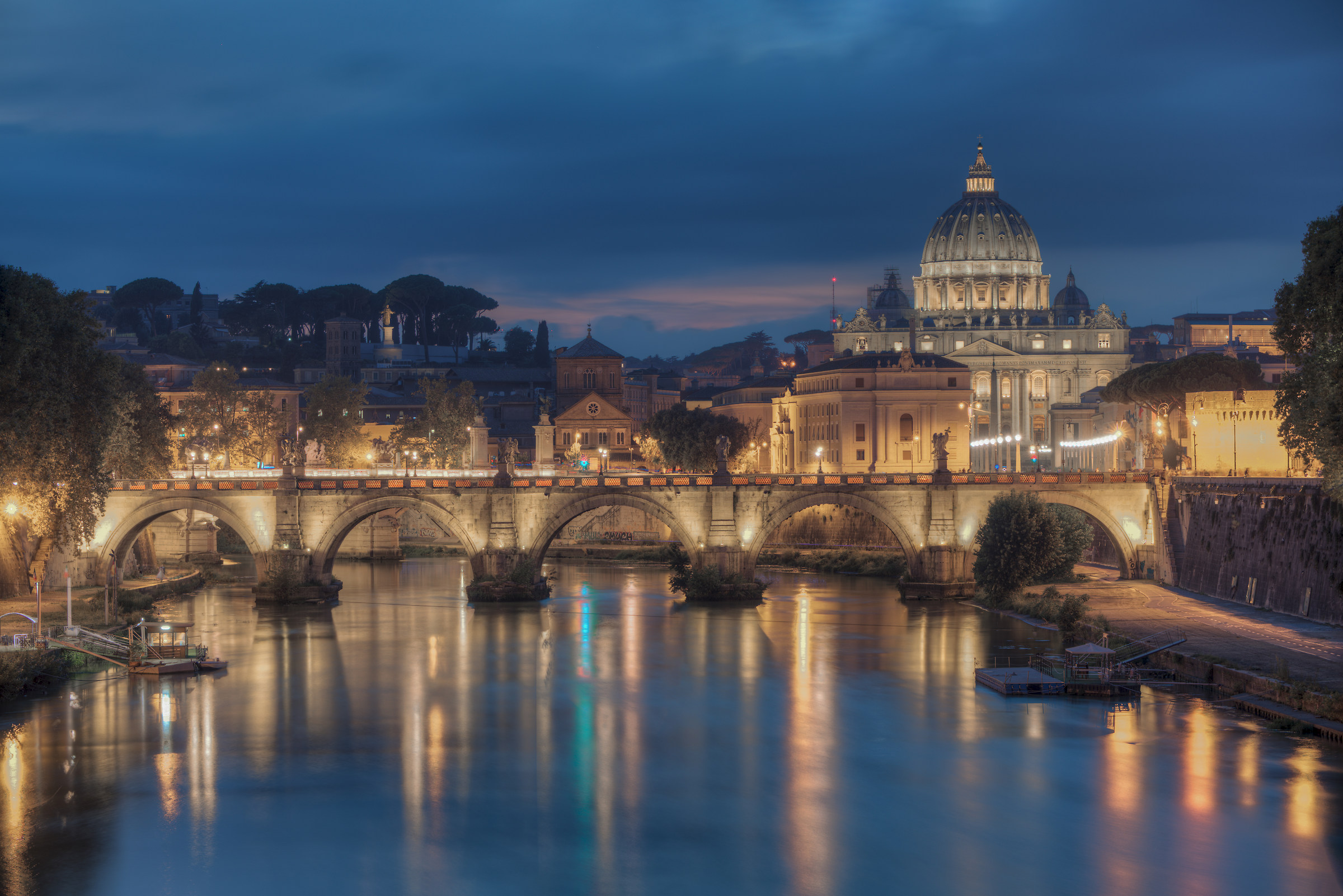 Rome at The Blue Hour
