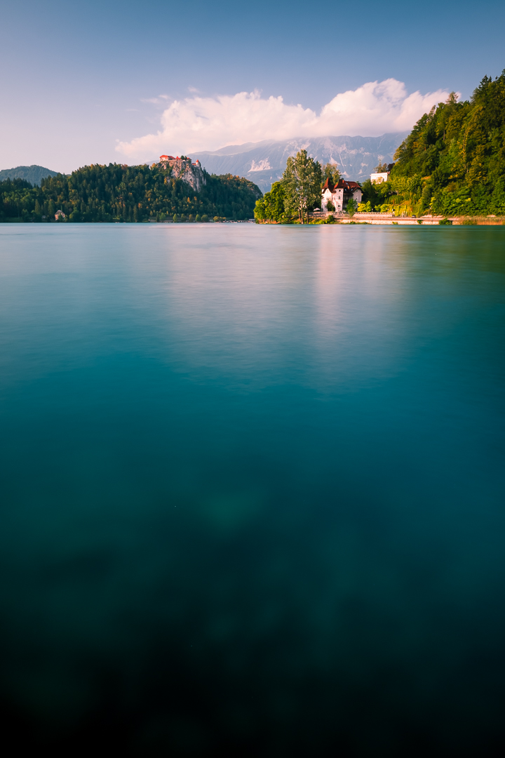 Lago di Bled. Giornata tranquilla.