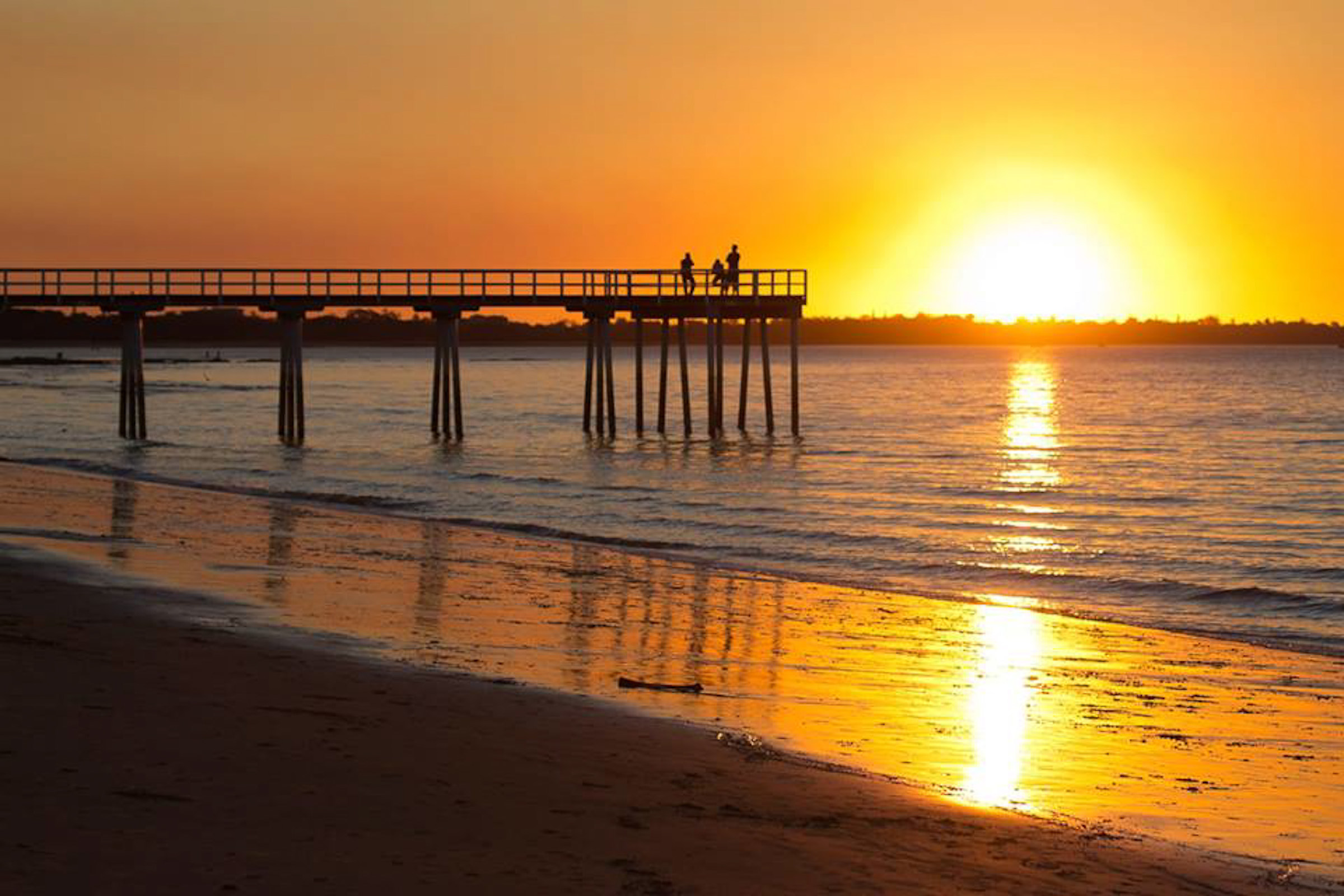Sunset in Hervey bay