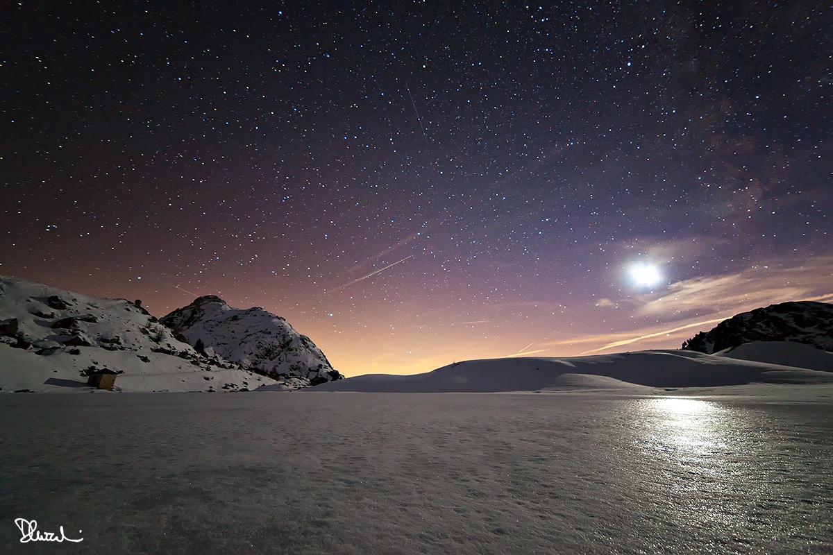Crepuscolo sul Lago di Valparola