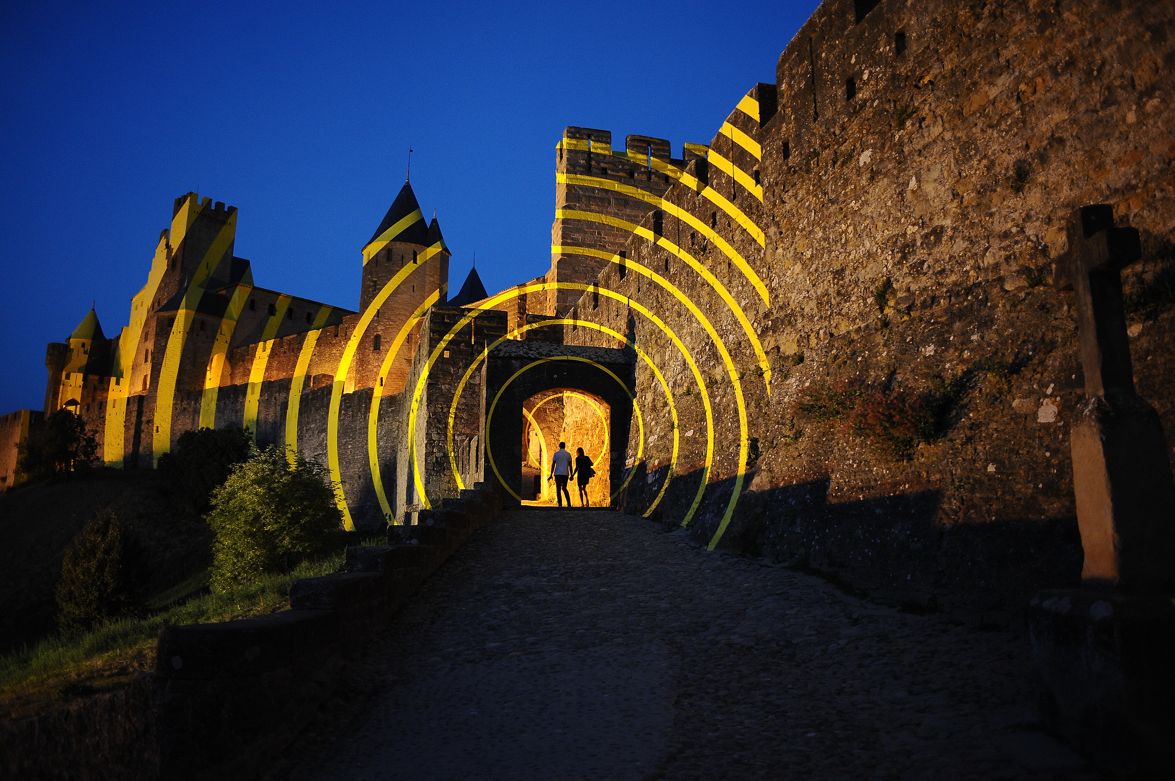 Installazione artistica a Carcassonne