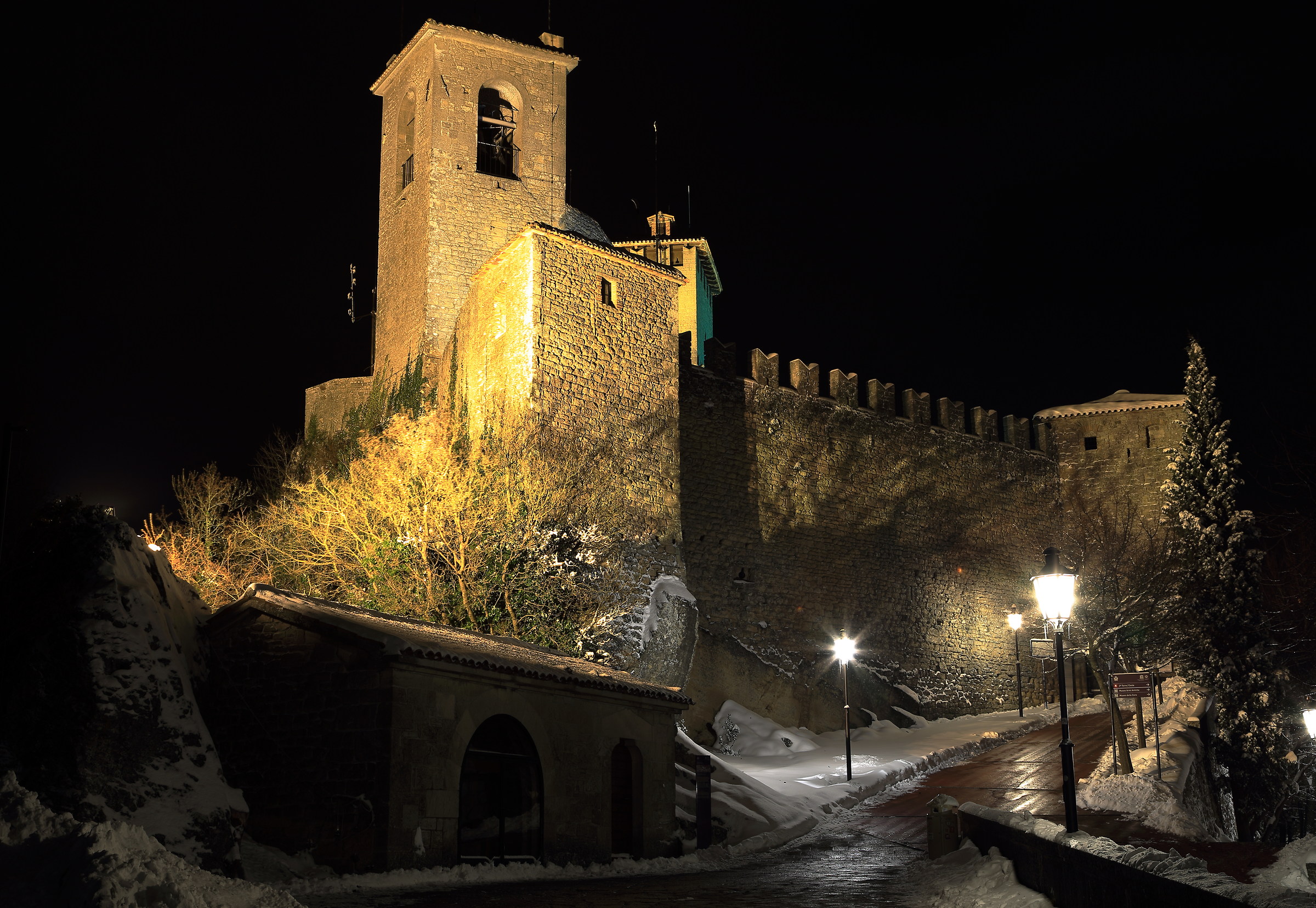 the castle of San Marino