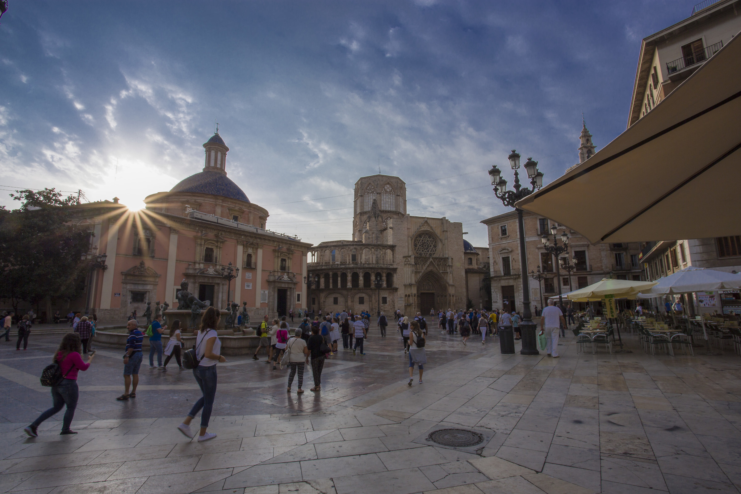 Plaza de la Virgen Valencia