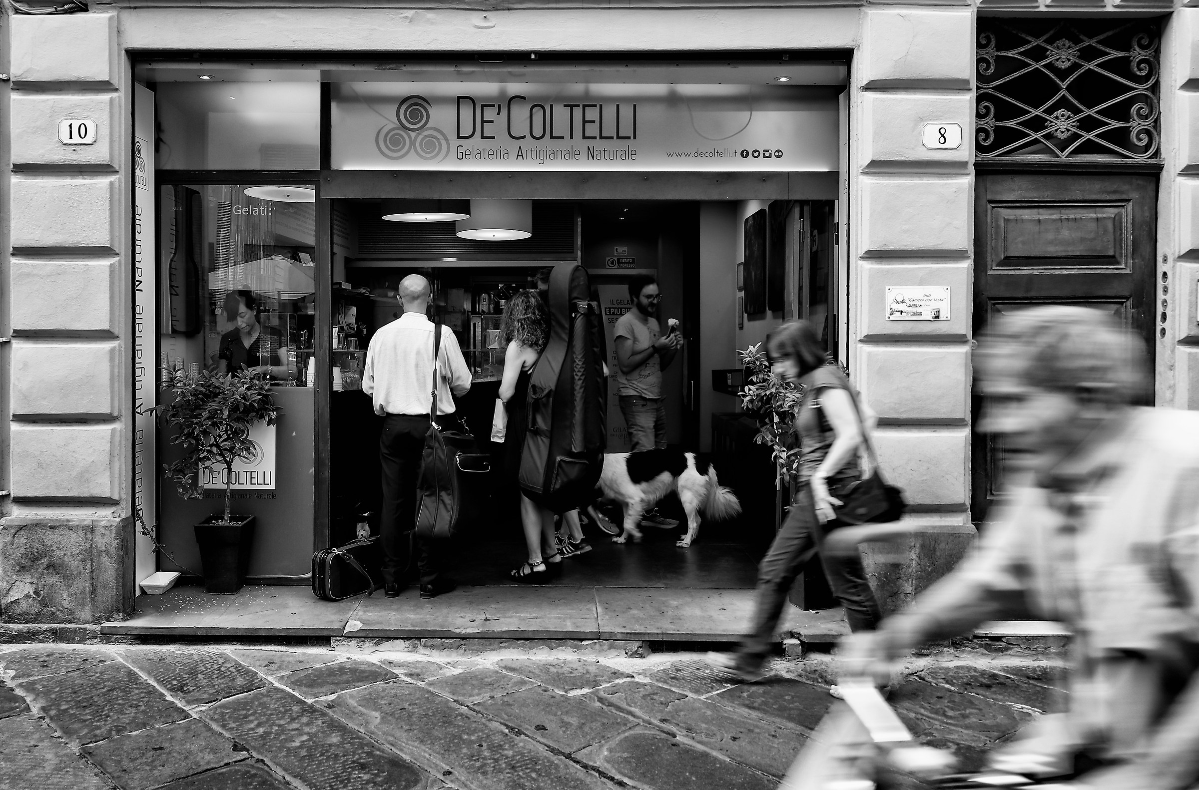 In the streets of Lucca