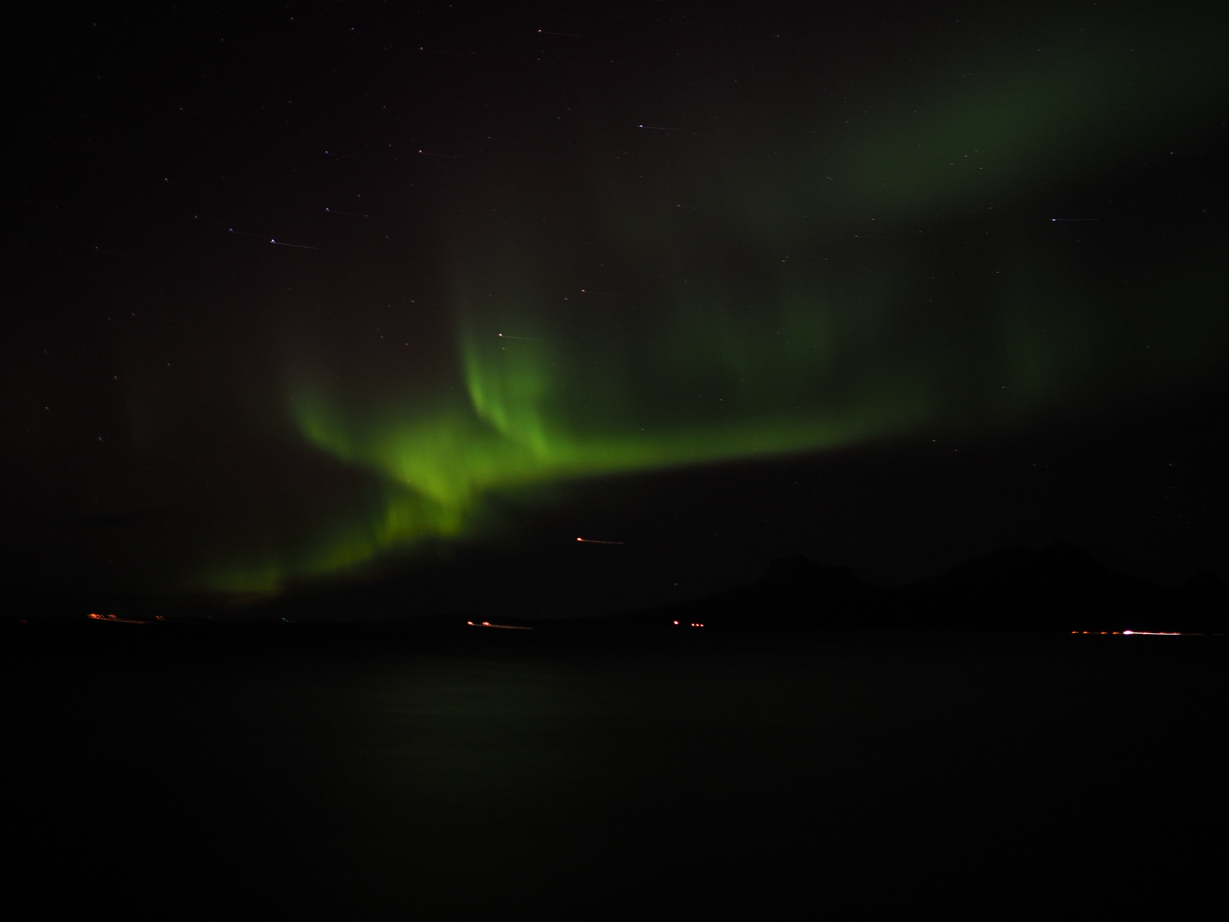 a farewell during cold and windy September night