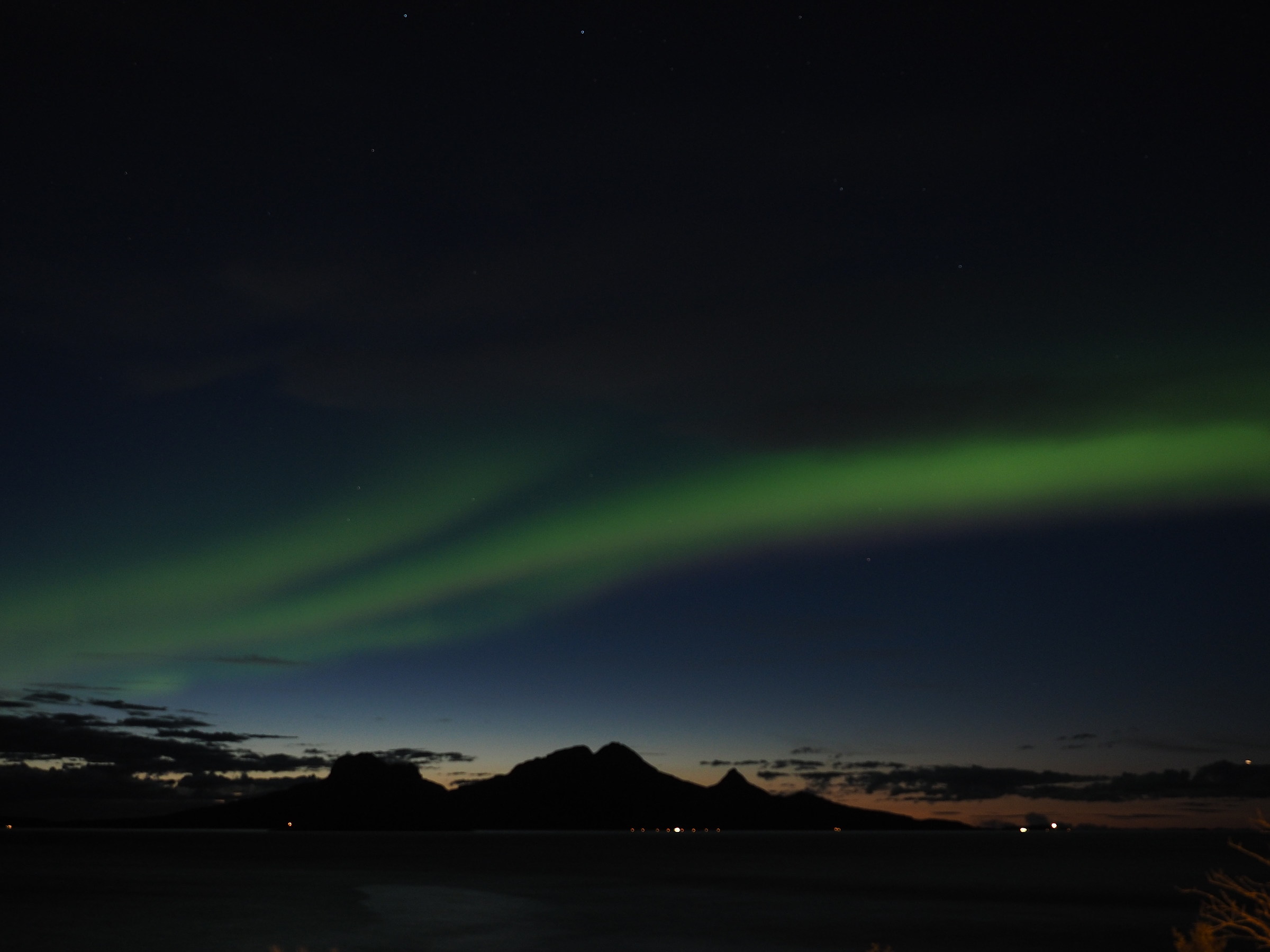 Northern Lights above Landegode