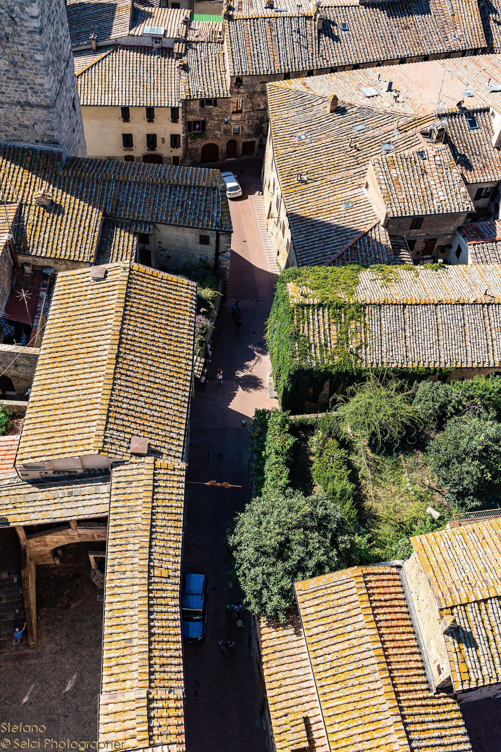 The roofs of San Gimignano