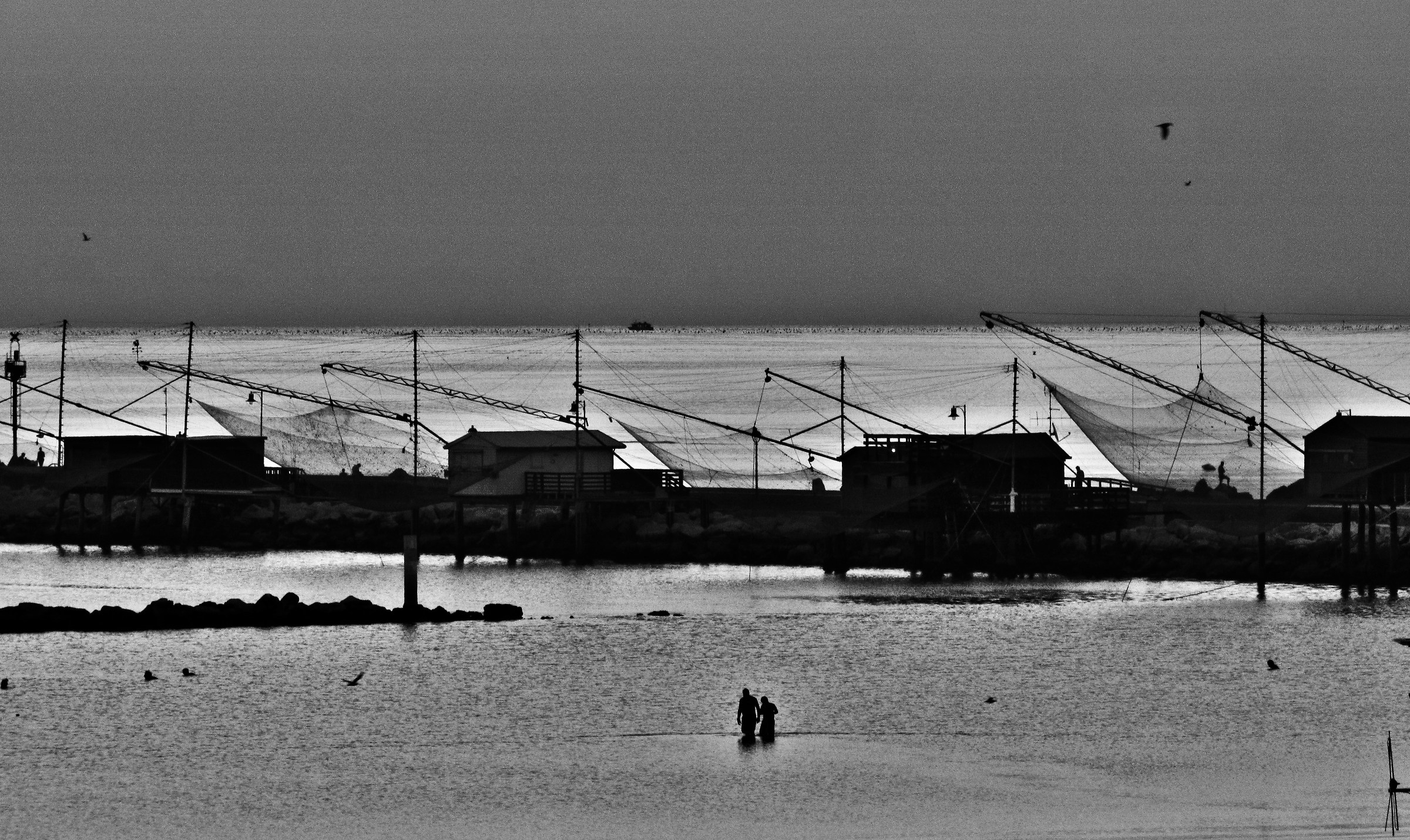 Two steps on the water....