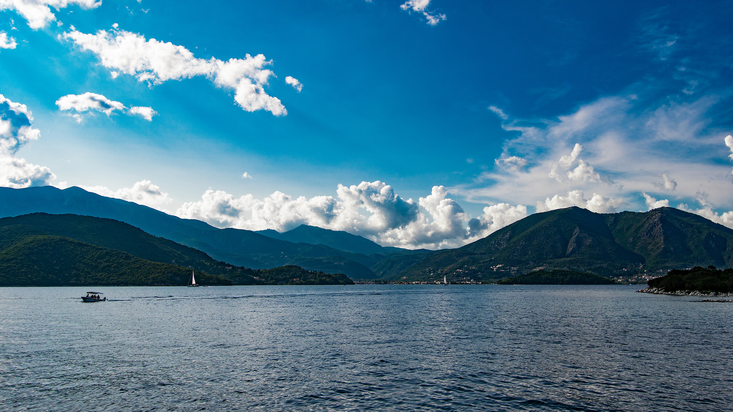 Walking in the Greek Ionian Sea