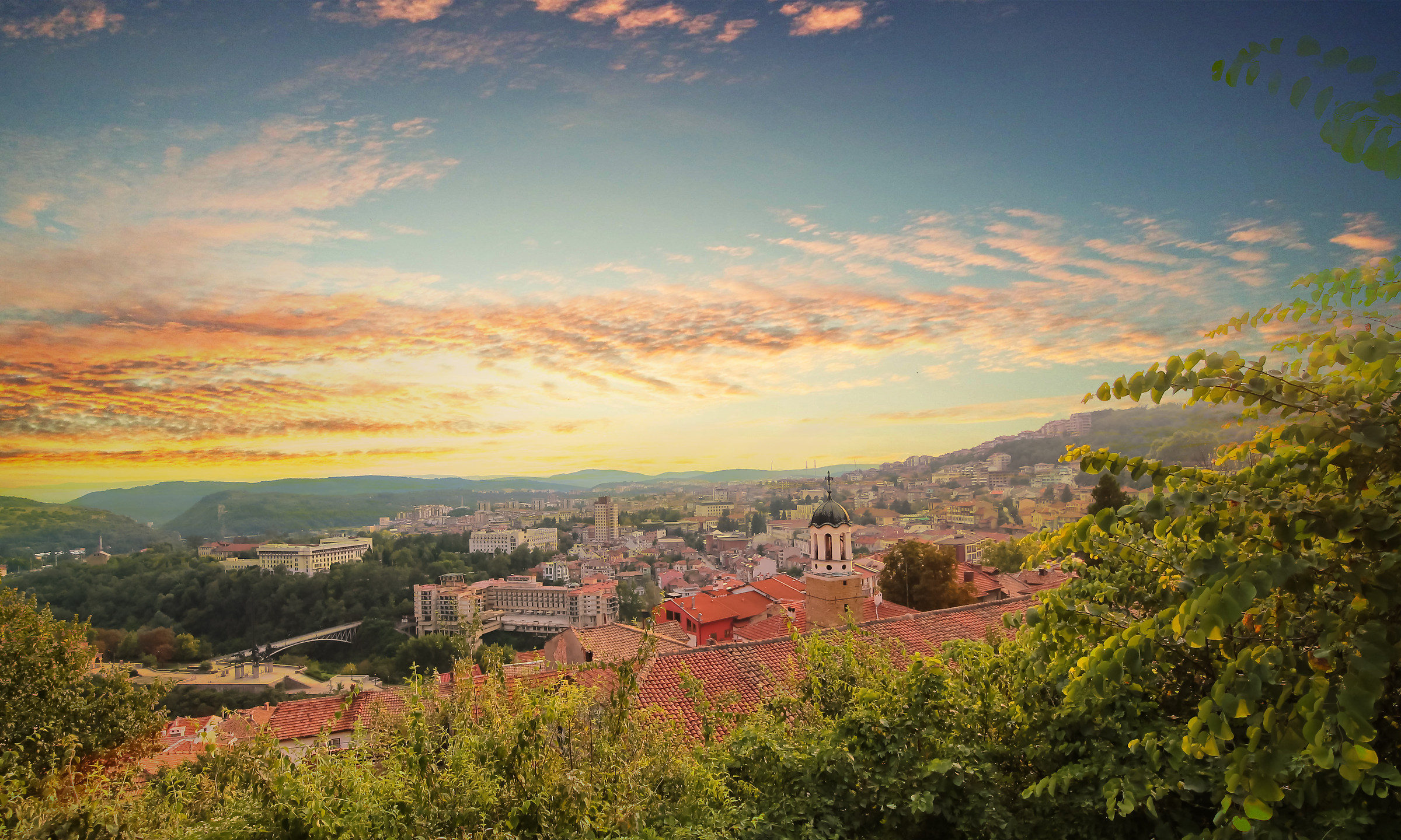 Veduta di Veliko Tarnovo, Bulgaria