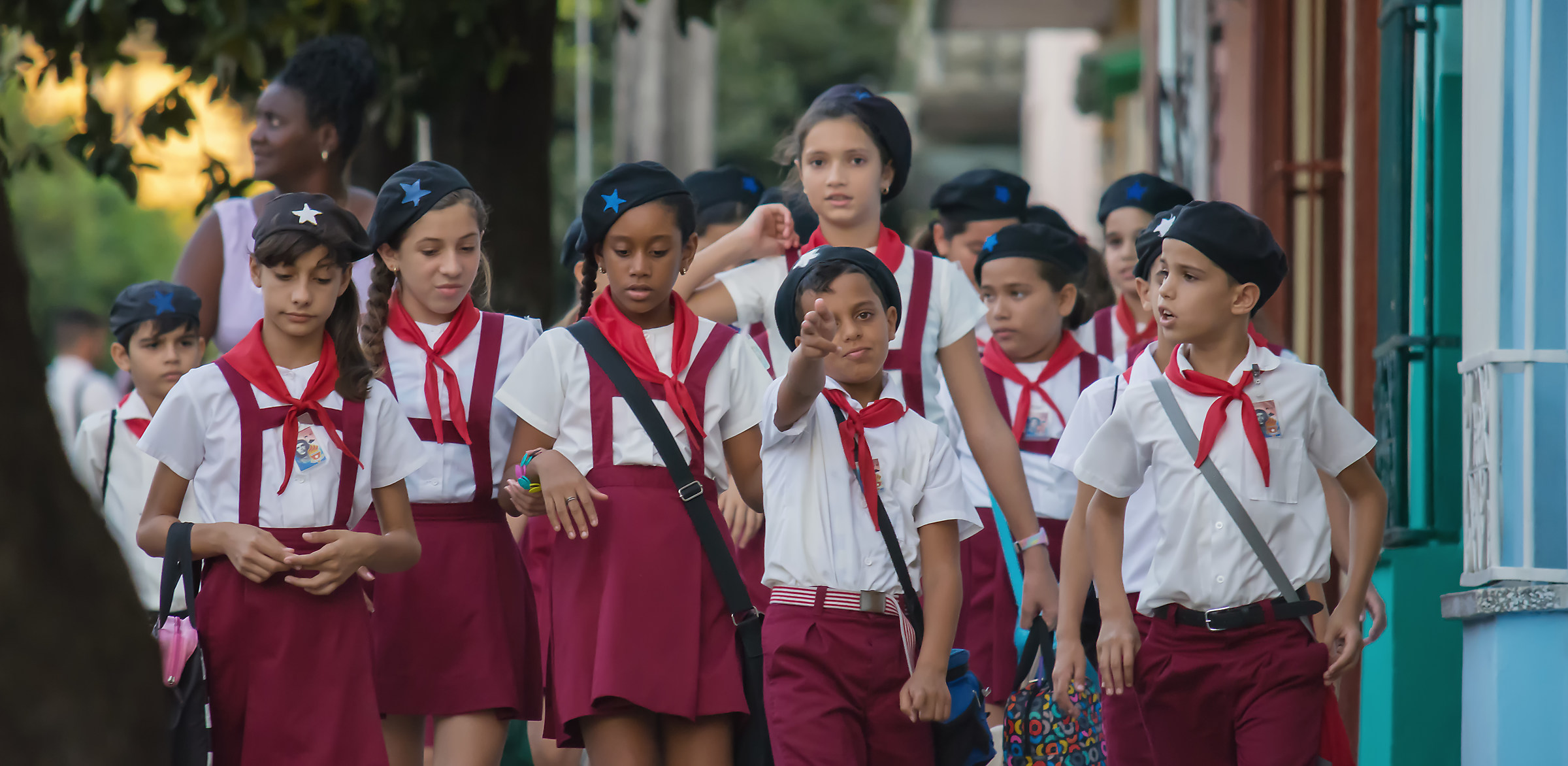 Cuban School student