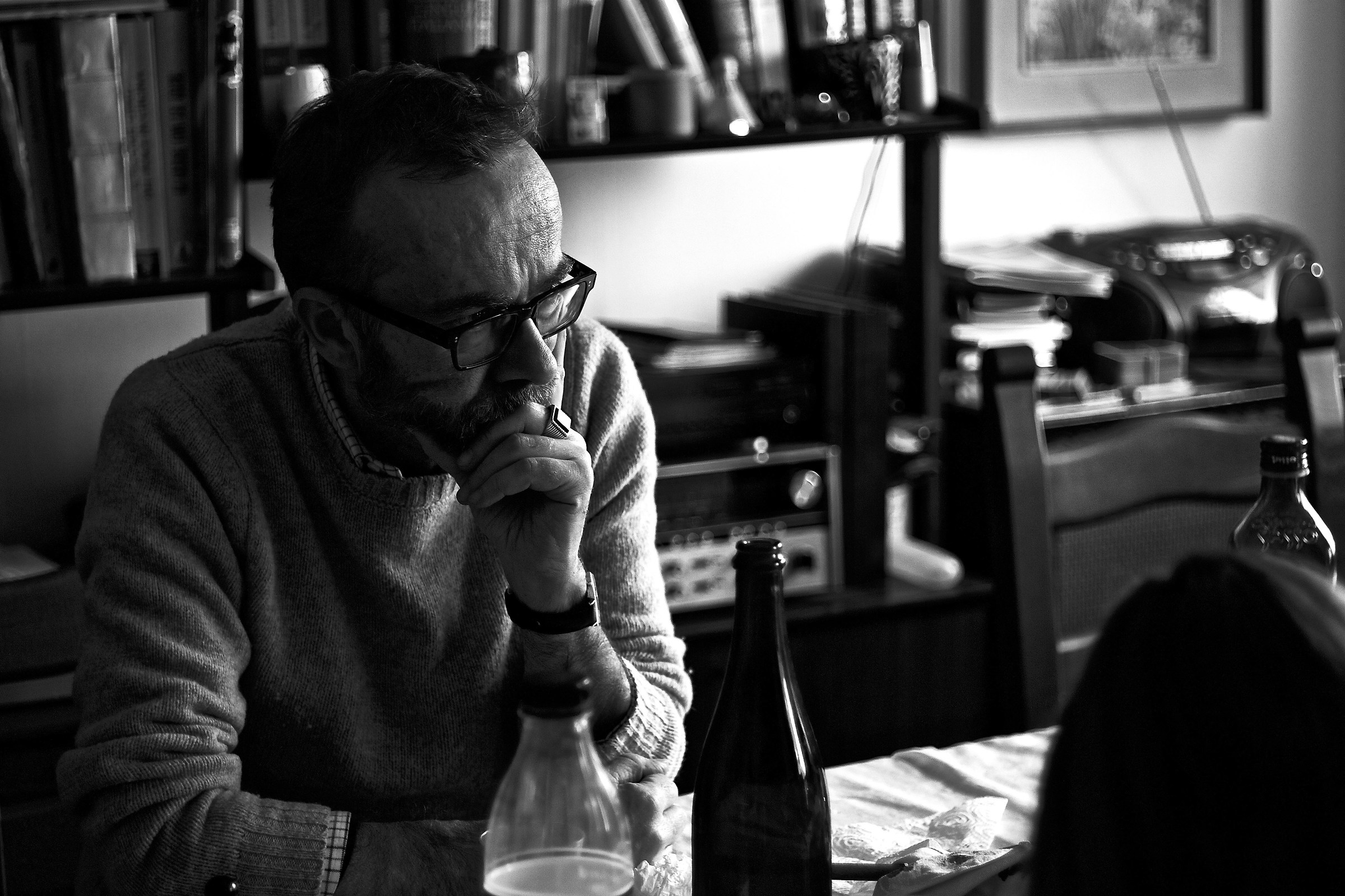 Touched by the faint light of the Novembrino afternoon.