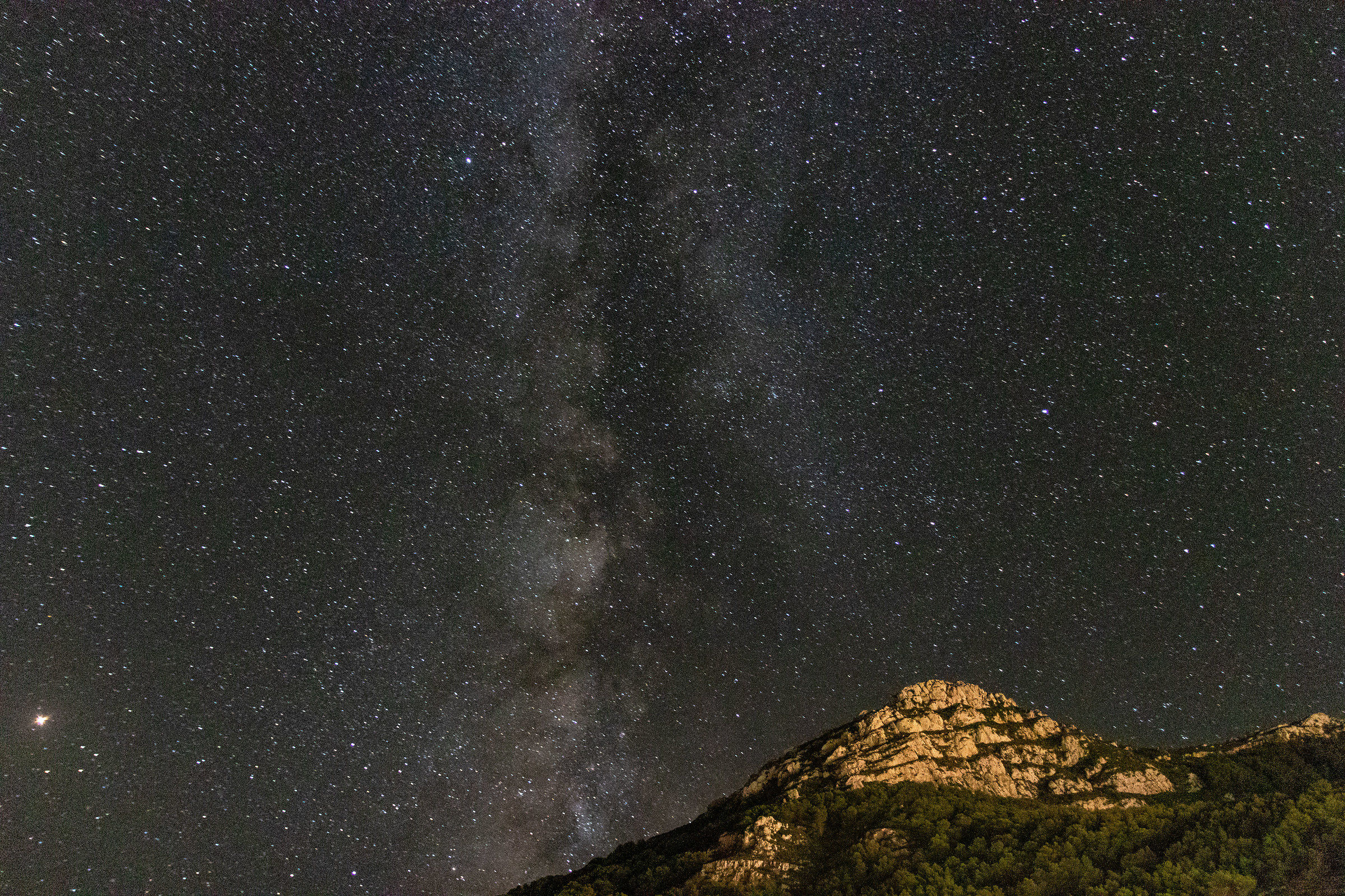 The Milky Way from Marettimo