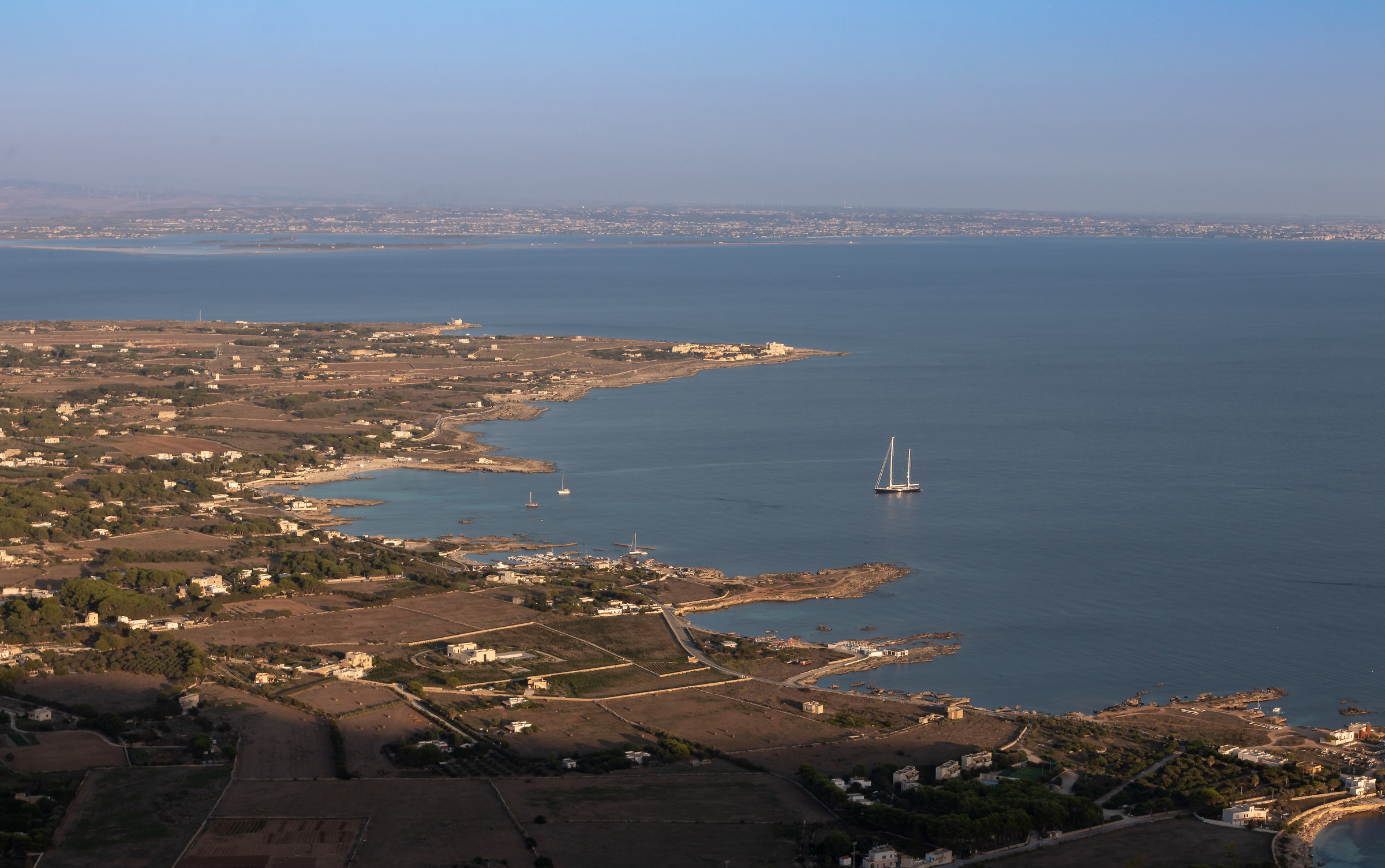 Favignana from the Castle