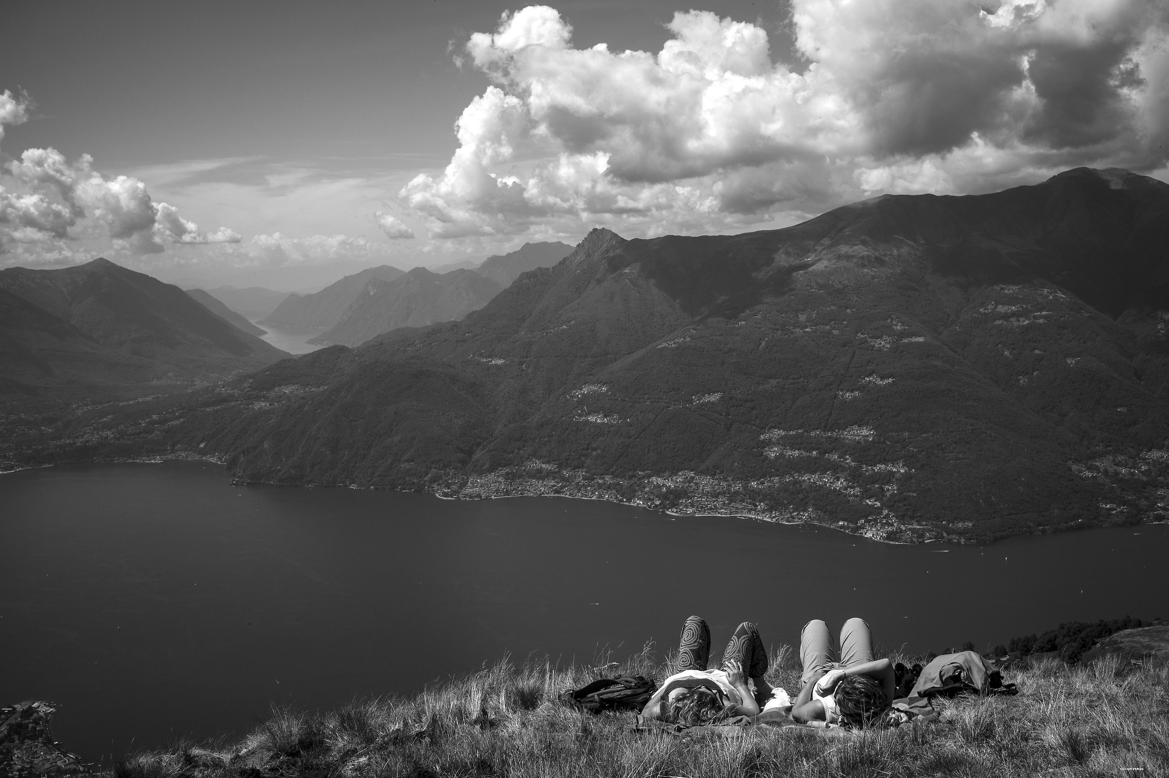 Between Lake and clouds