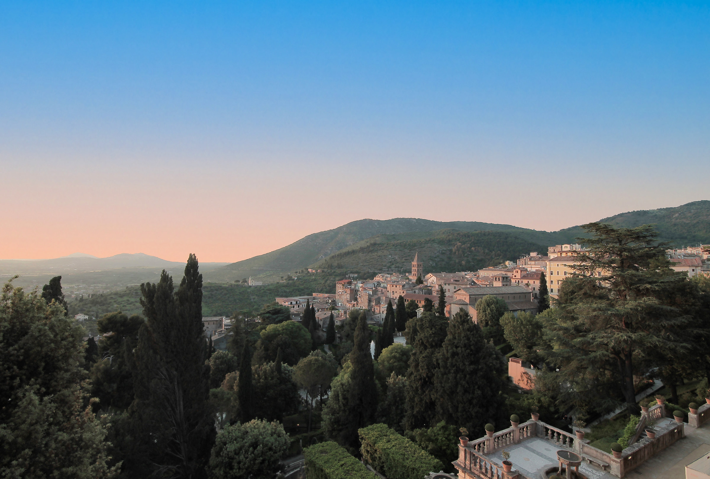Tivoli al tramonto
