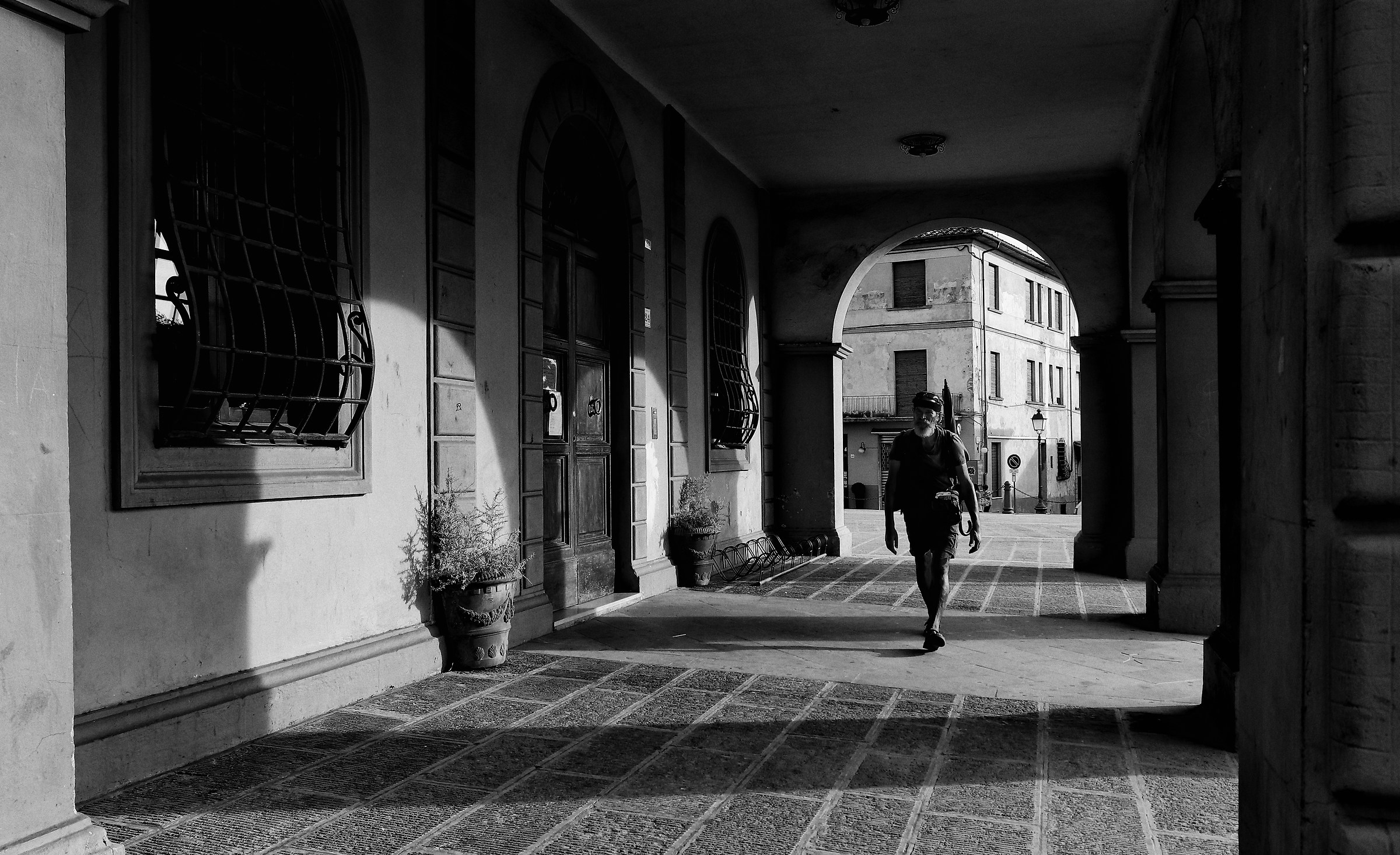 Pellegrini moderni sulla via Francigena