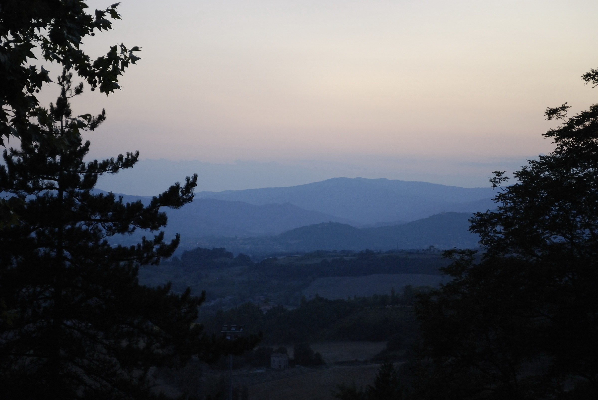 Sunset over Umbria