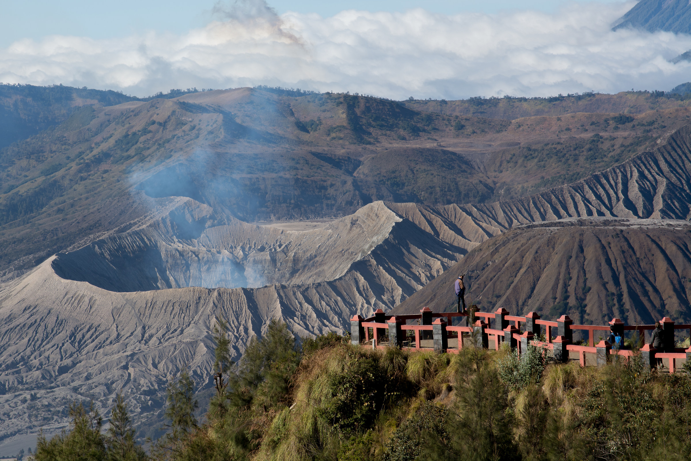 Panoramic point on Mount Bromine