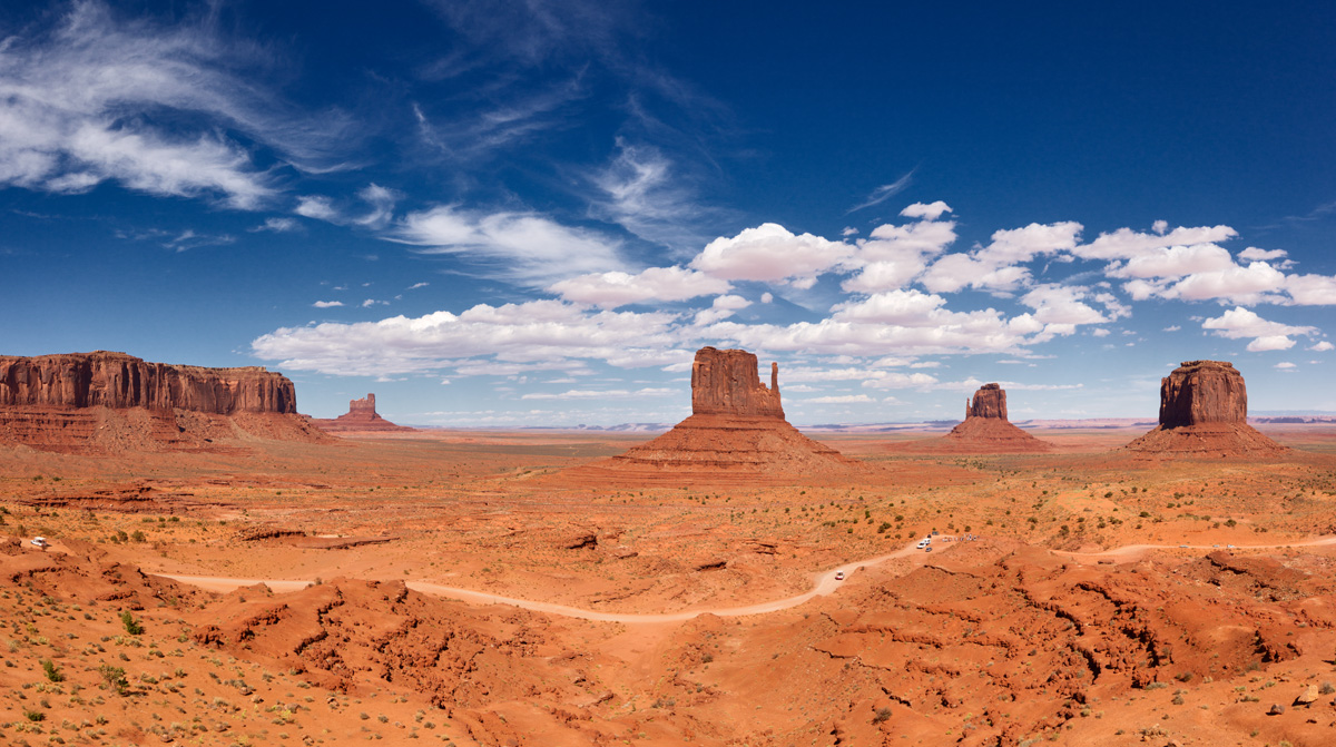 Panoramica della Monument Valley
