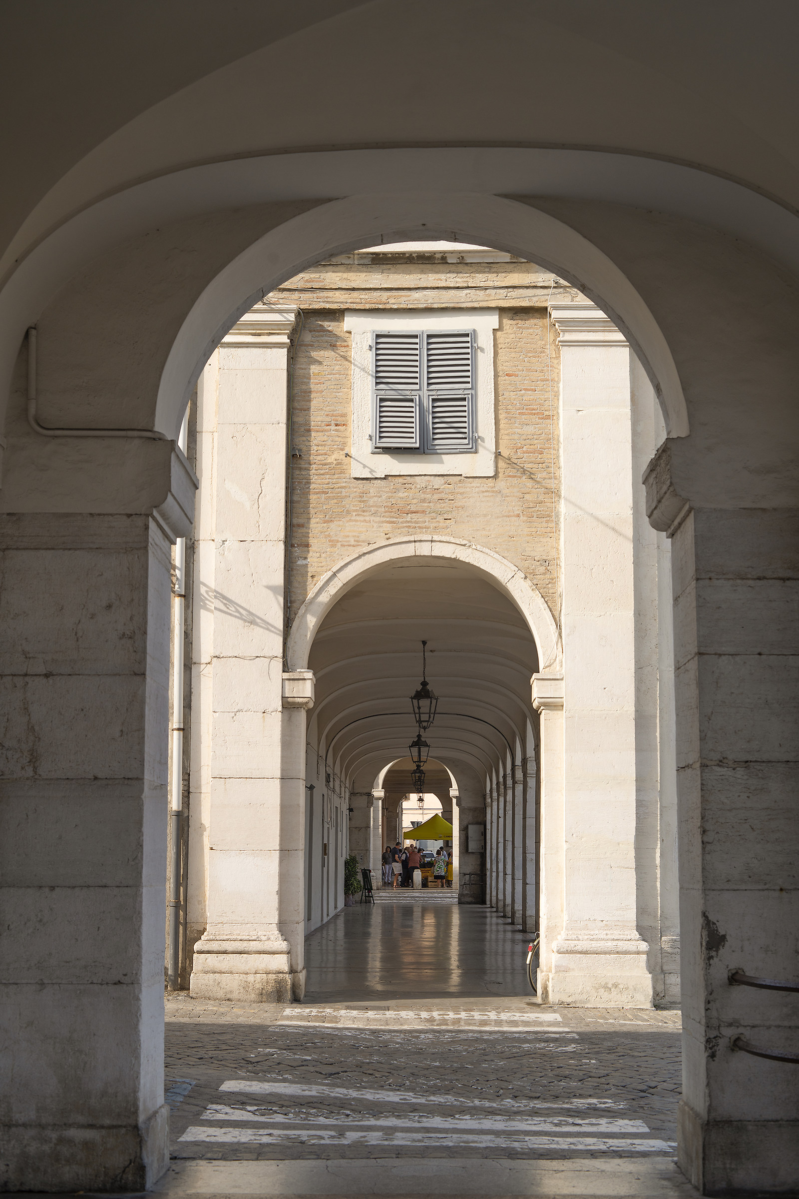 The window on the arcades