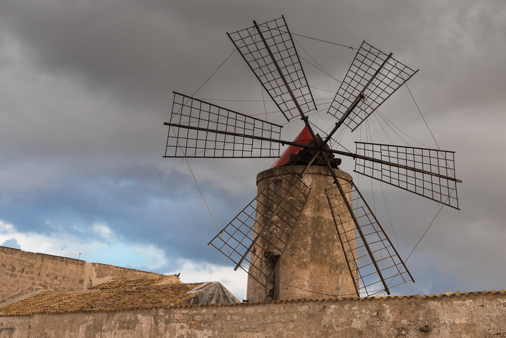 Storm on the salt pans