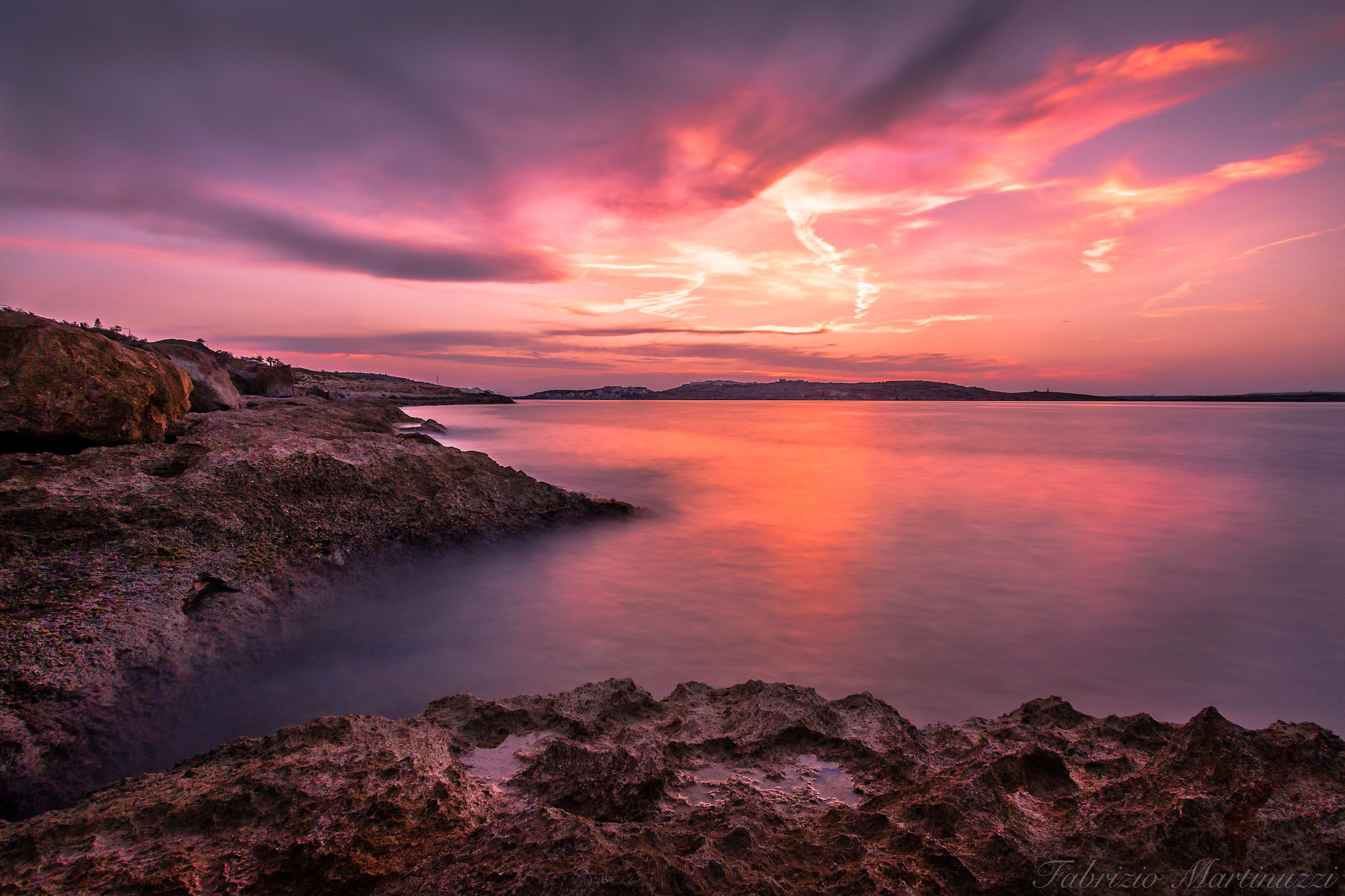 After the sunset in Malta