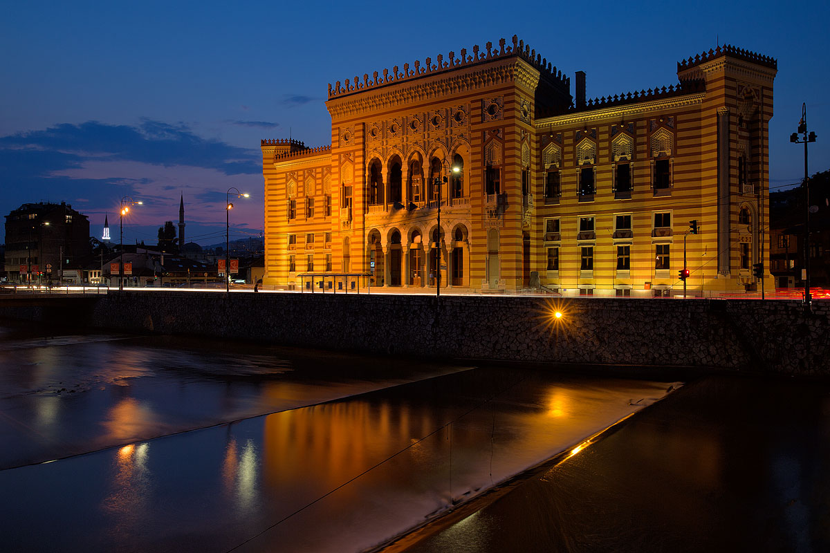 Blue Hour in Sarajevo