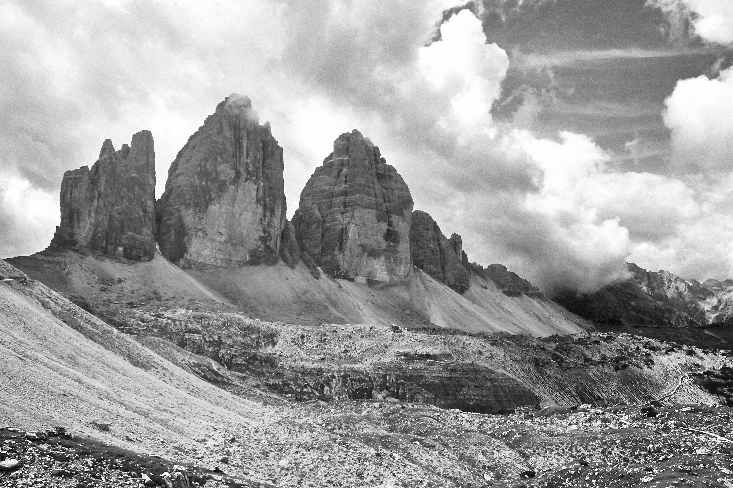 Three Peaks B&W