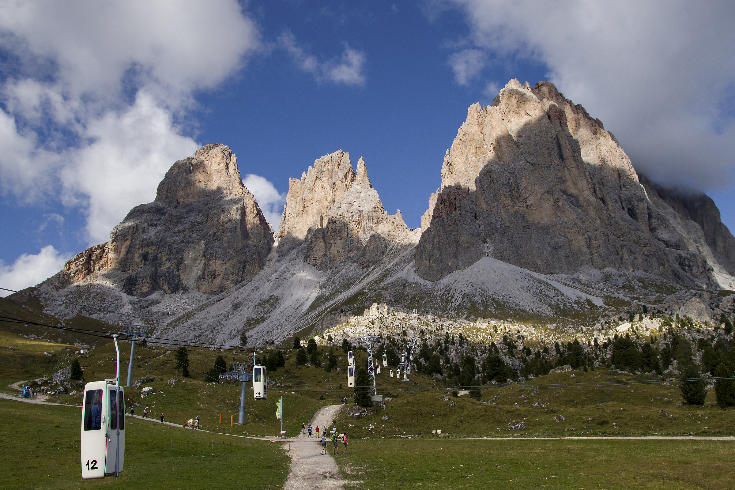 Ascent to Sassolungo