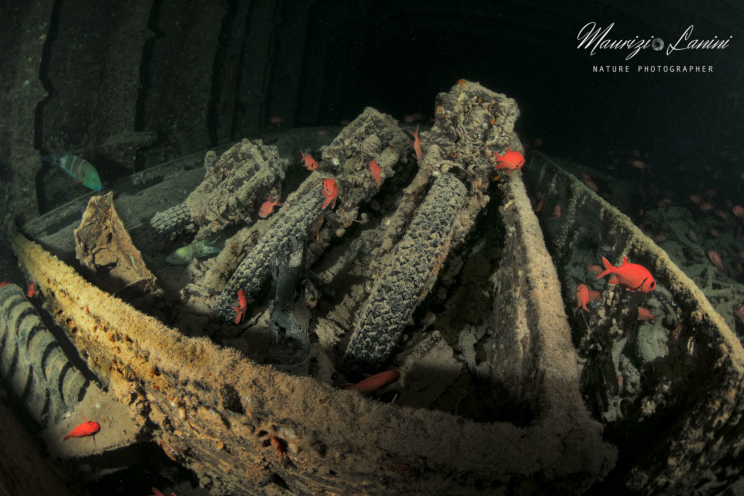 Le stive del relitto del Thistlegorm